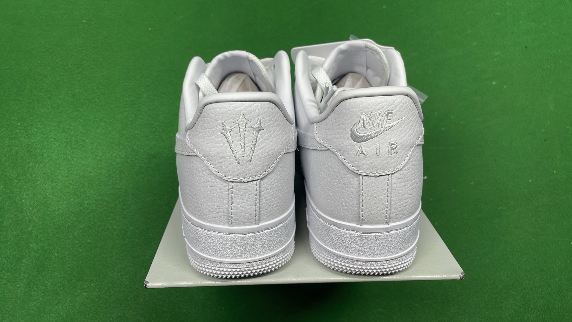 Nike Air Force 1 White Leather Sneakers