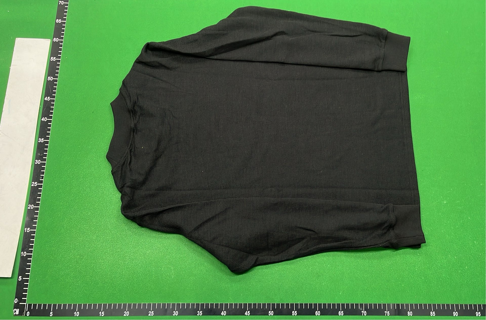 White Long Sleeve Thermal Shirt with Star Logo