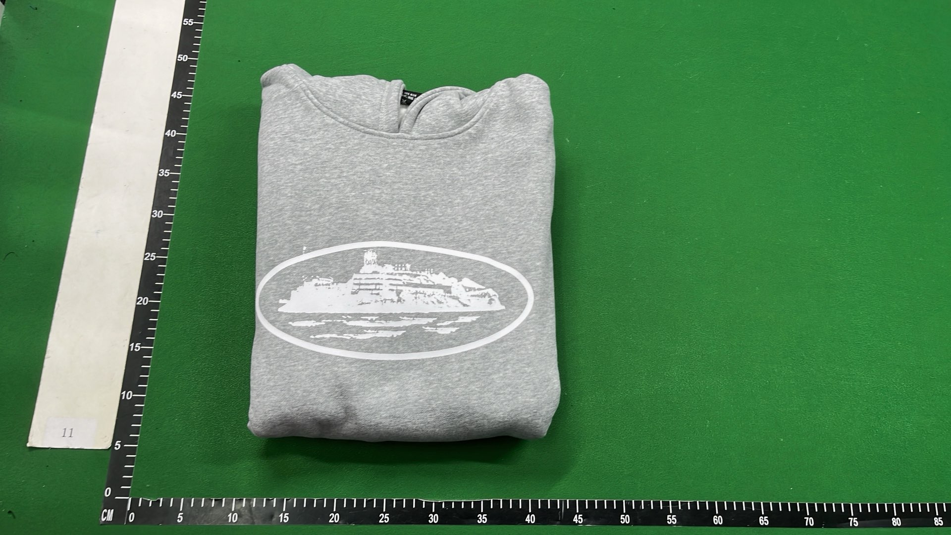 Gray Hoodie with Ship Logo Design