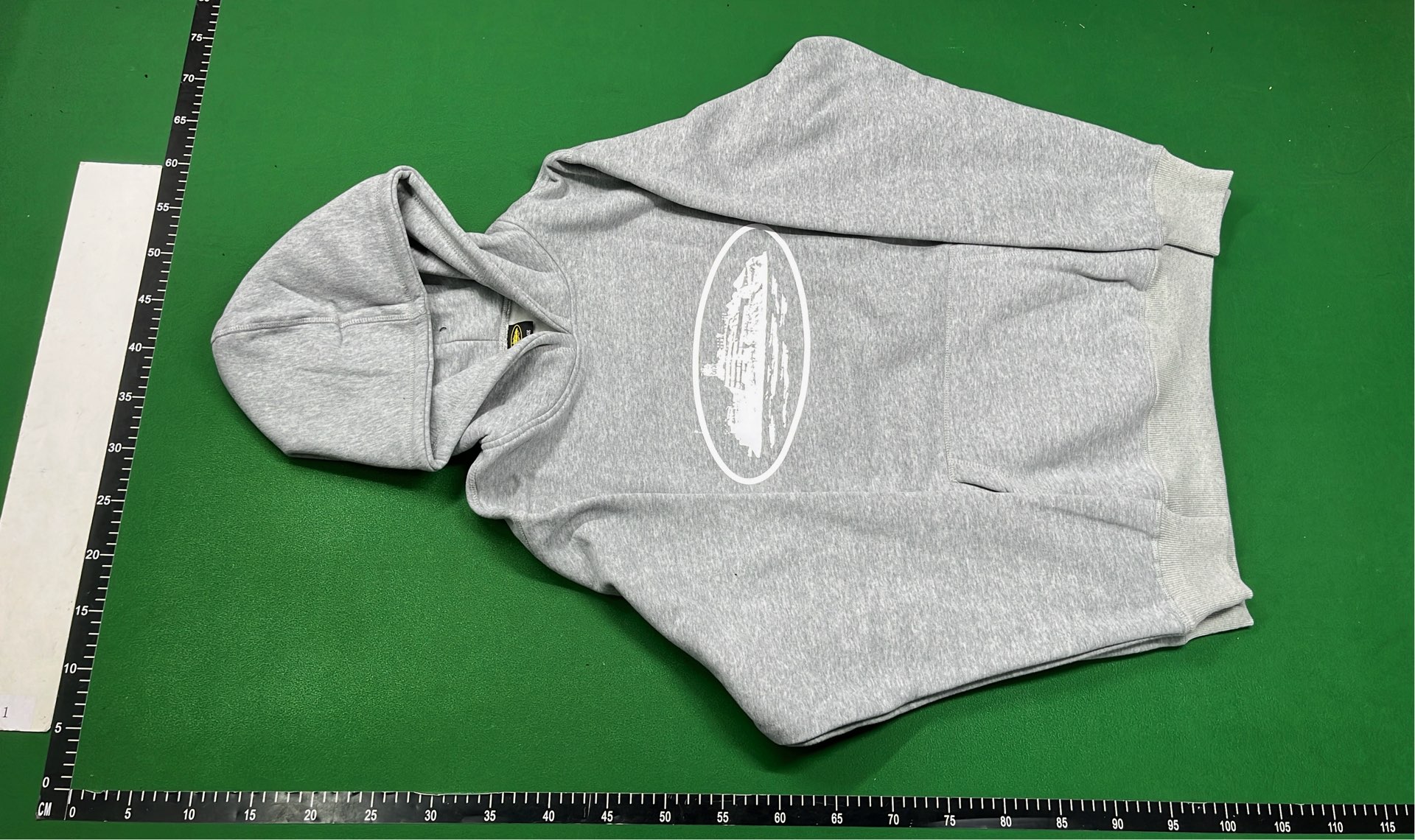 Gray Hoodie with Ship Logo Design