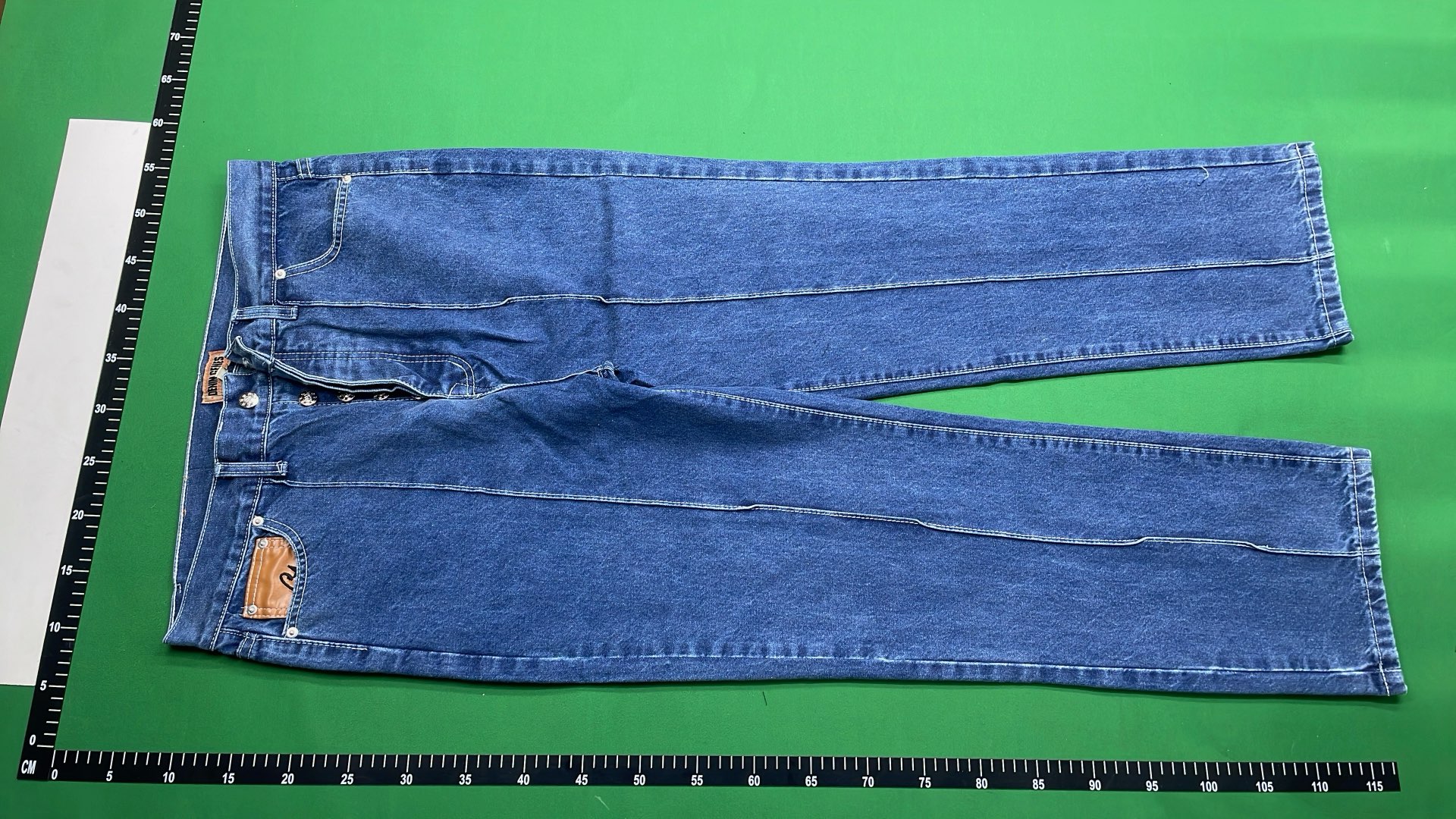 Revenge Custom Embroidered Denim Pants