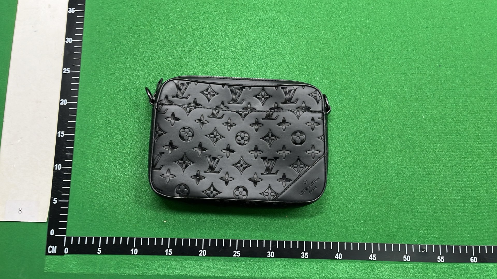 LV Black Monogram Messenger Bag with Strap