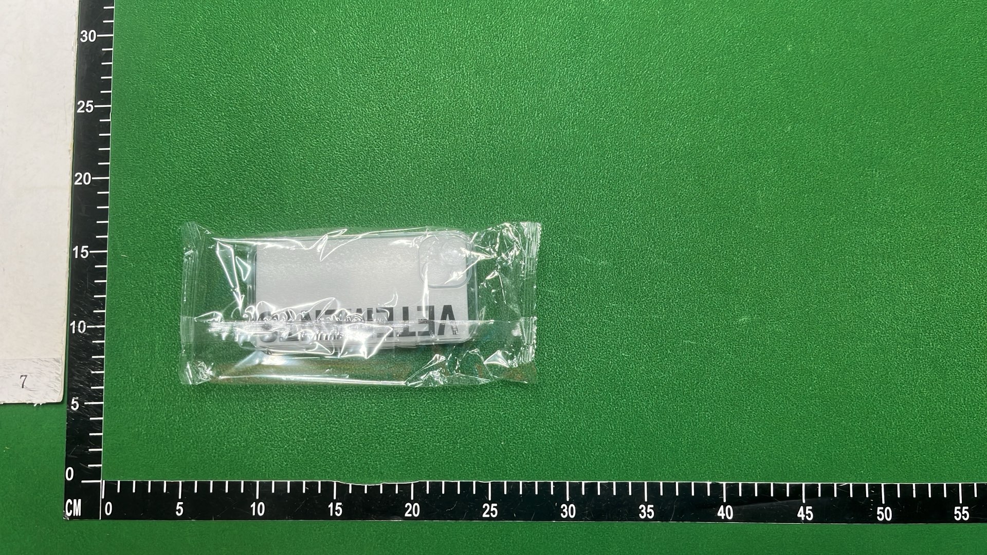 VETEMENTS Black Phone Case with Bold Logo