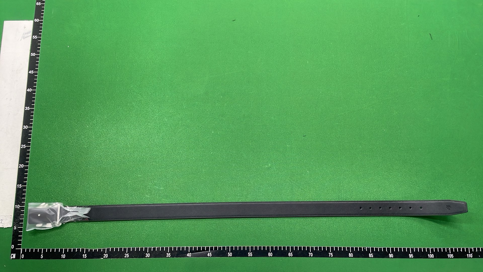 AMIRI Black Leather Belt with Logo Buckle