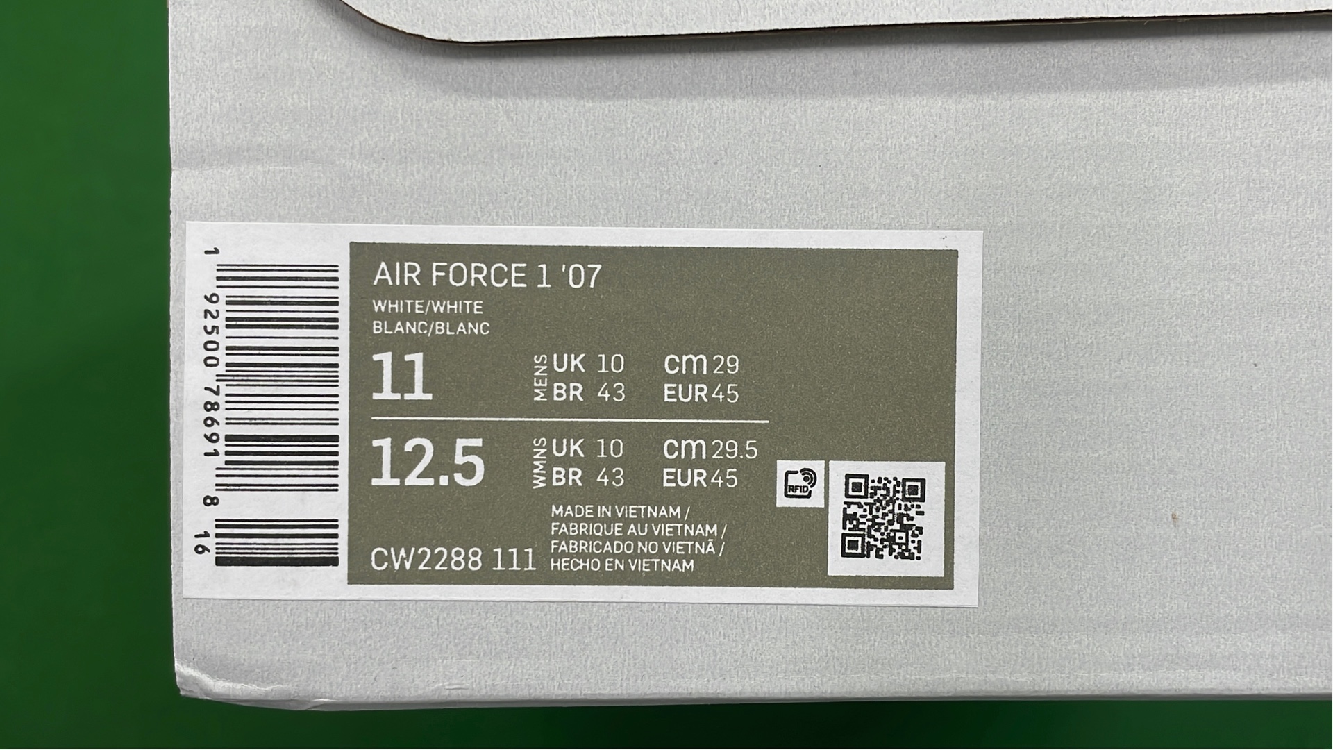 Nike Air Force 1 Low White Casual Sneakers