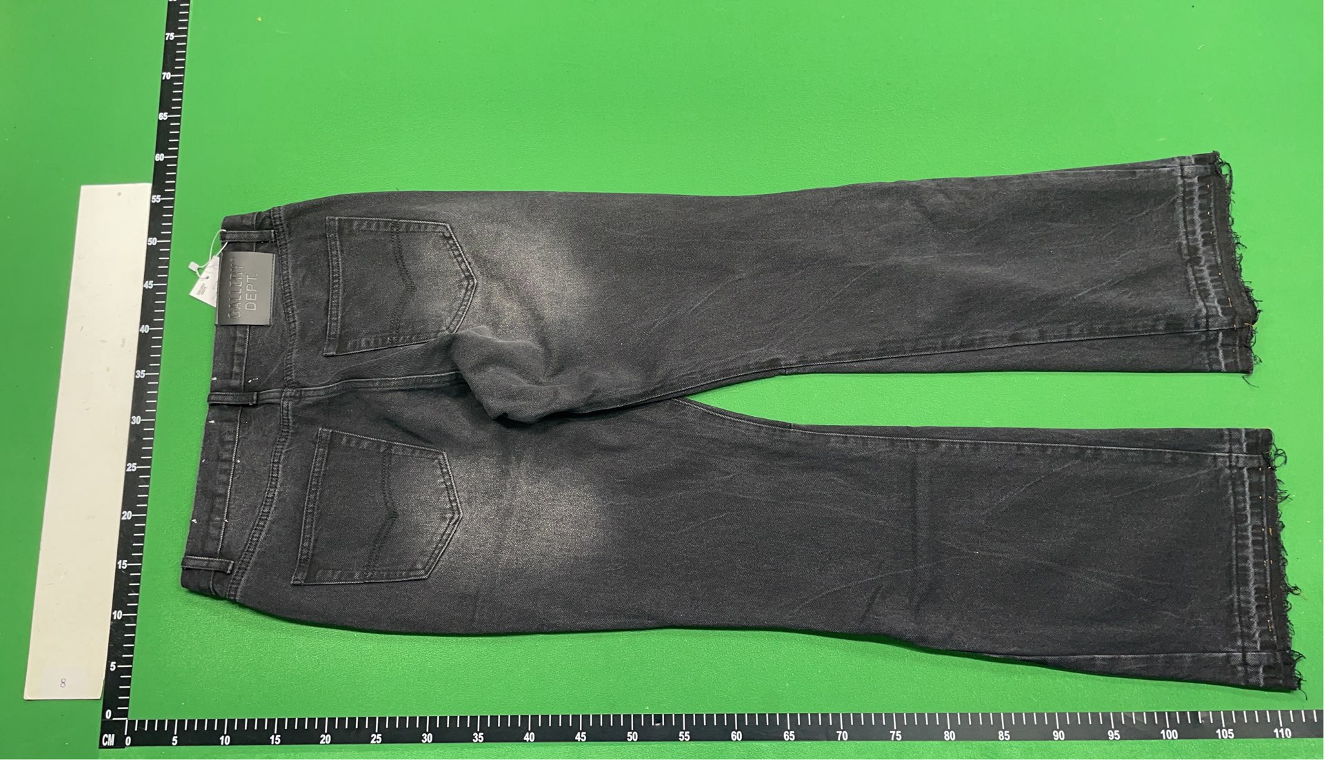 Balmain Black Distressed Flared Jeans for Men