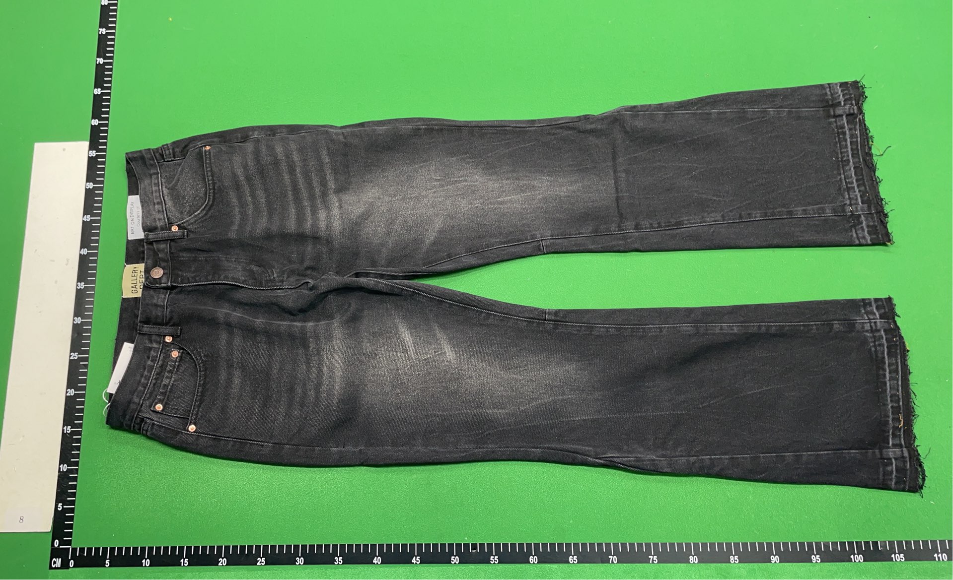 Balmain Black Distressed Flared Jeans for Men