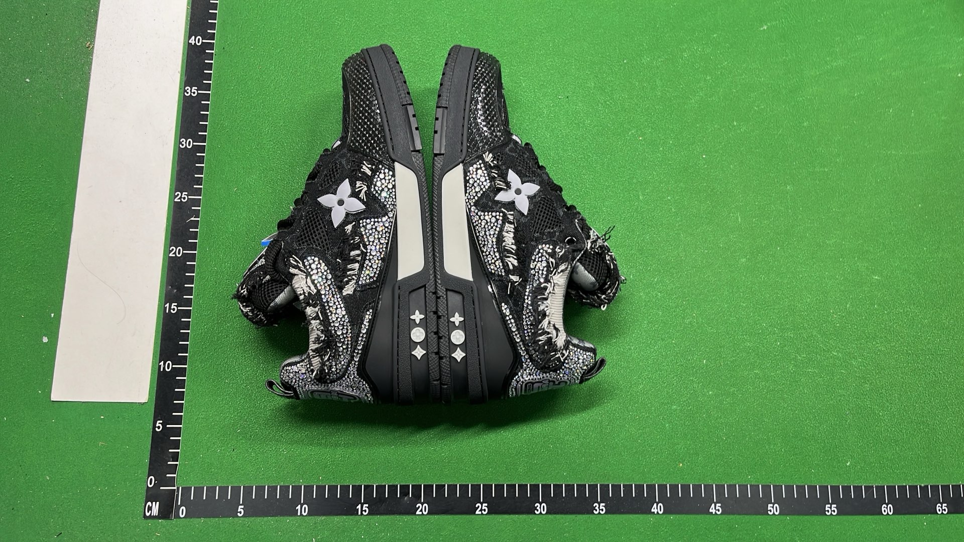LV Trainer Sneakers in Navy and White
