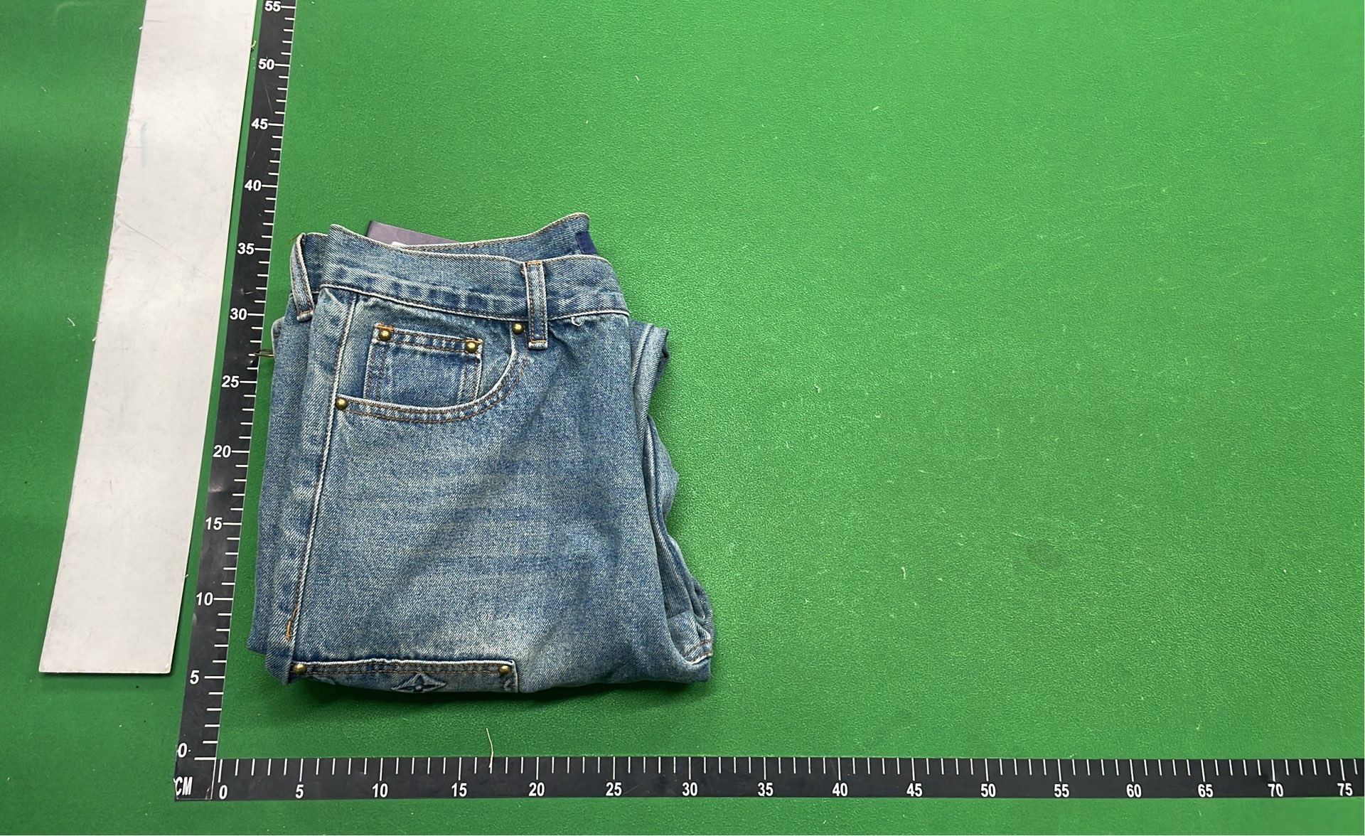 Louis Vuitton Denim Jacket with Monogram Pattern