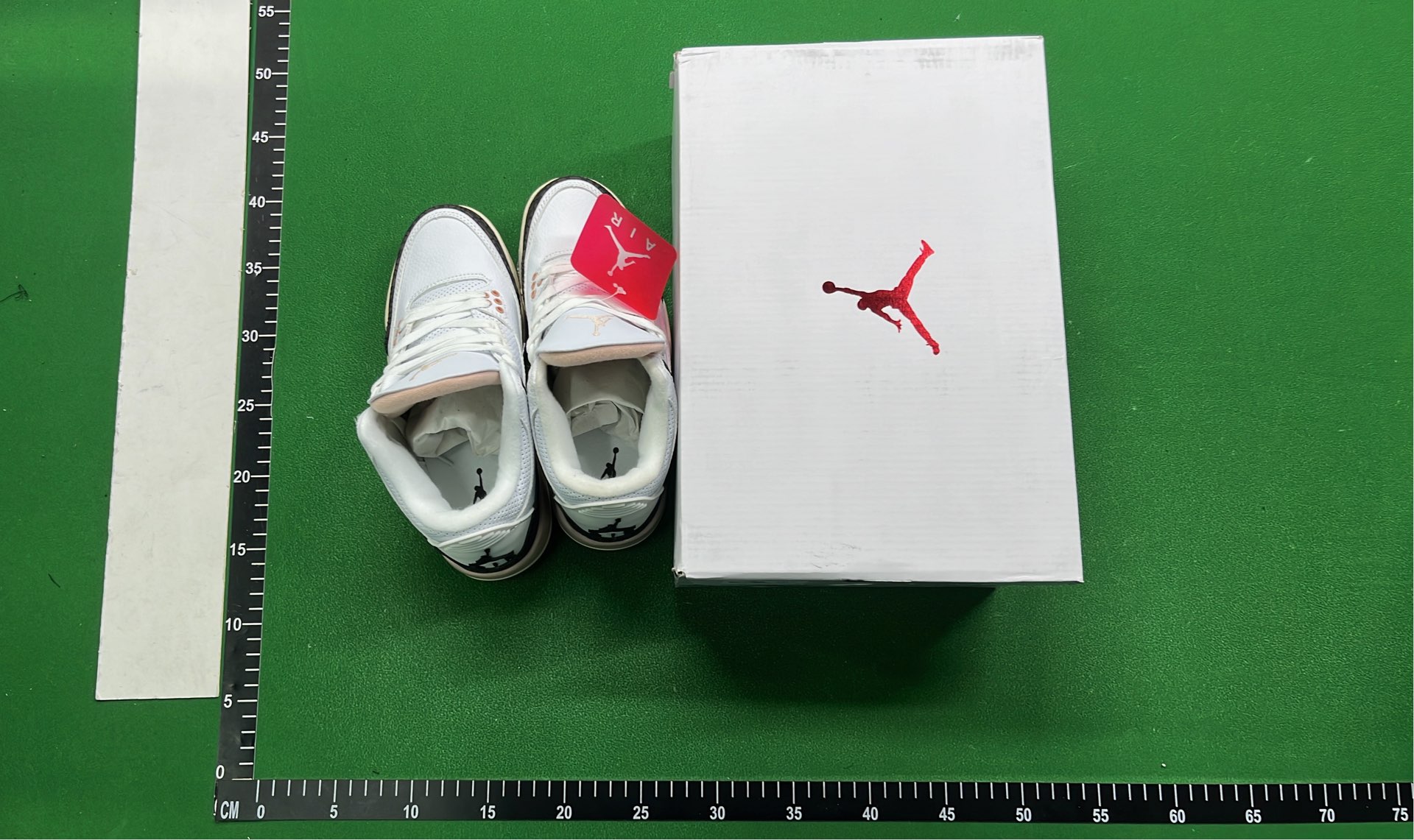 Air Jordan 3 Retro Sneakers - Black, White, Green, Blue & Red Colorways
