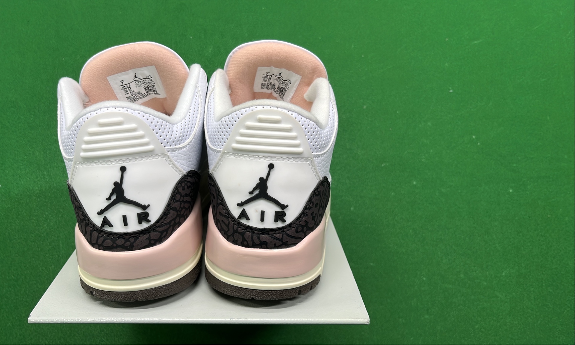 Air Jordan 3 Retro Sneakers - Black, White, Green, Blue & Red Colorways