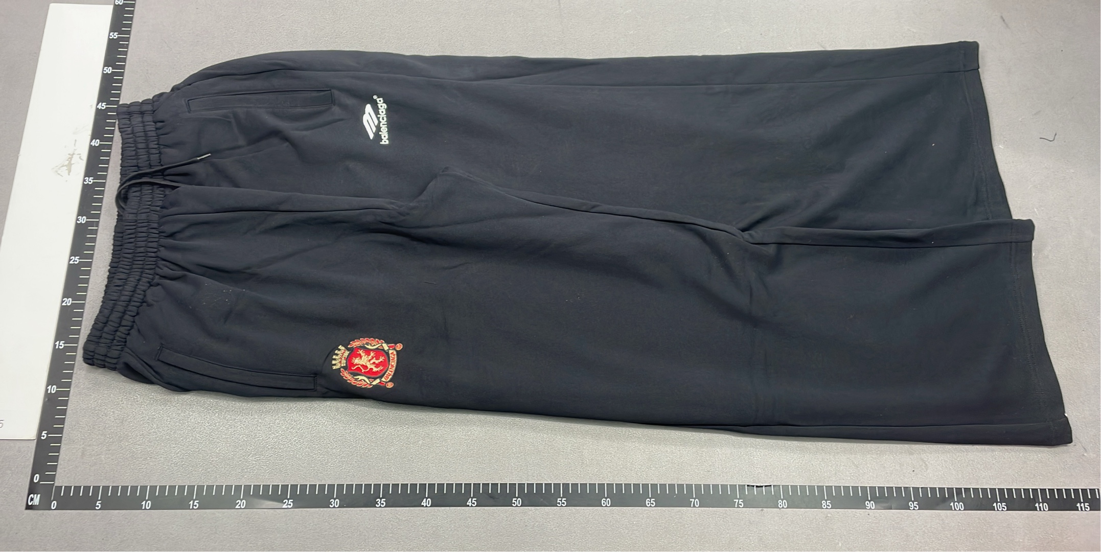 Balenciaga Logo Embroidered Track Pants - Black