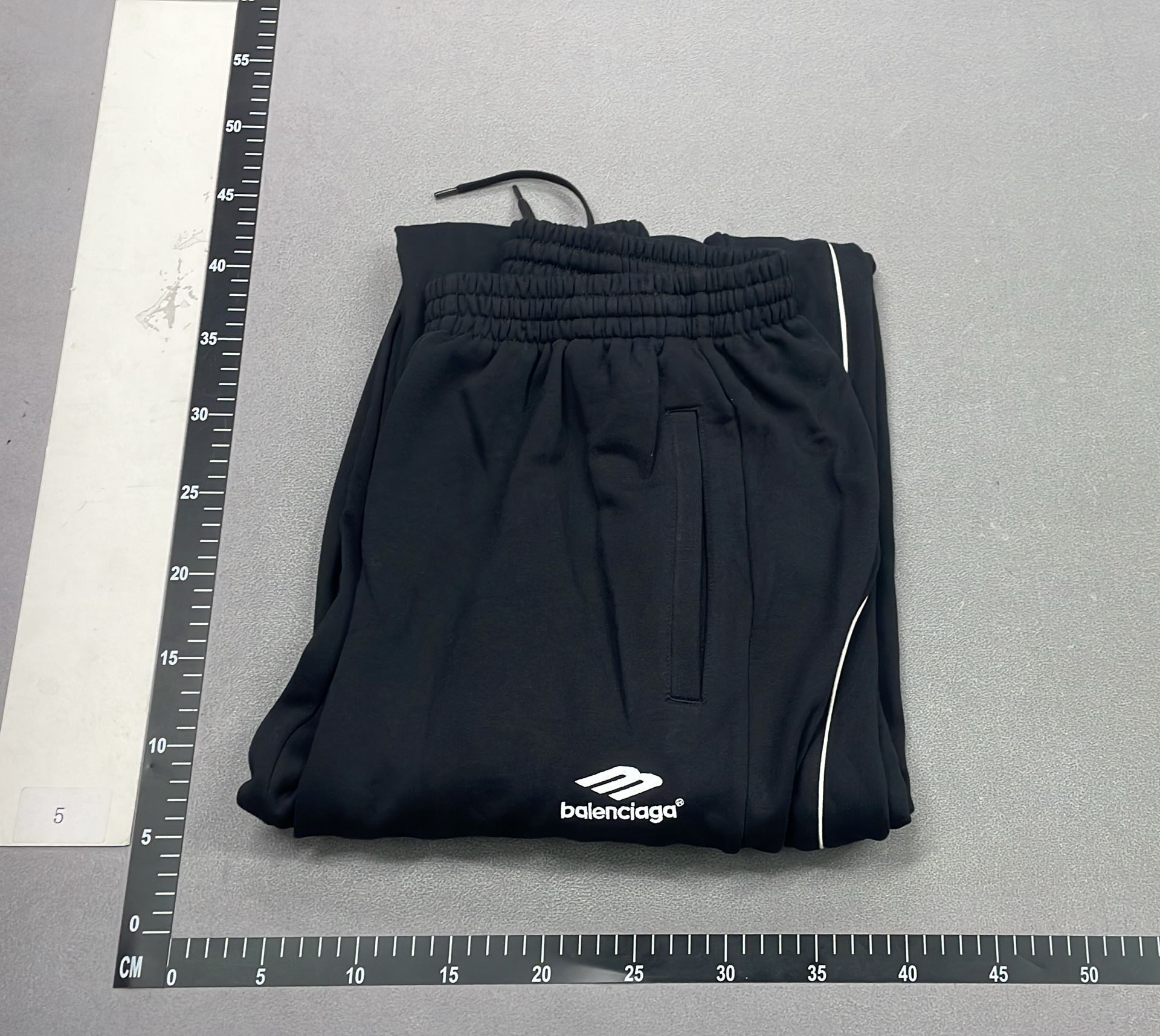 Balenciaga Logo Embroidered Track Pants - Black