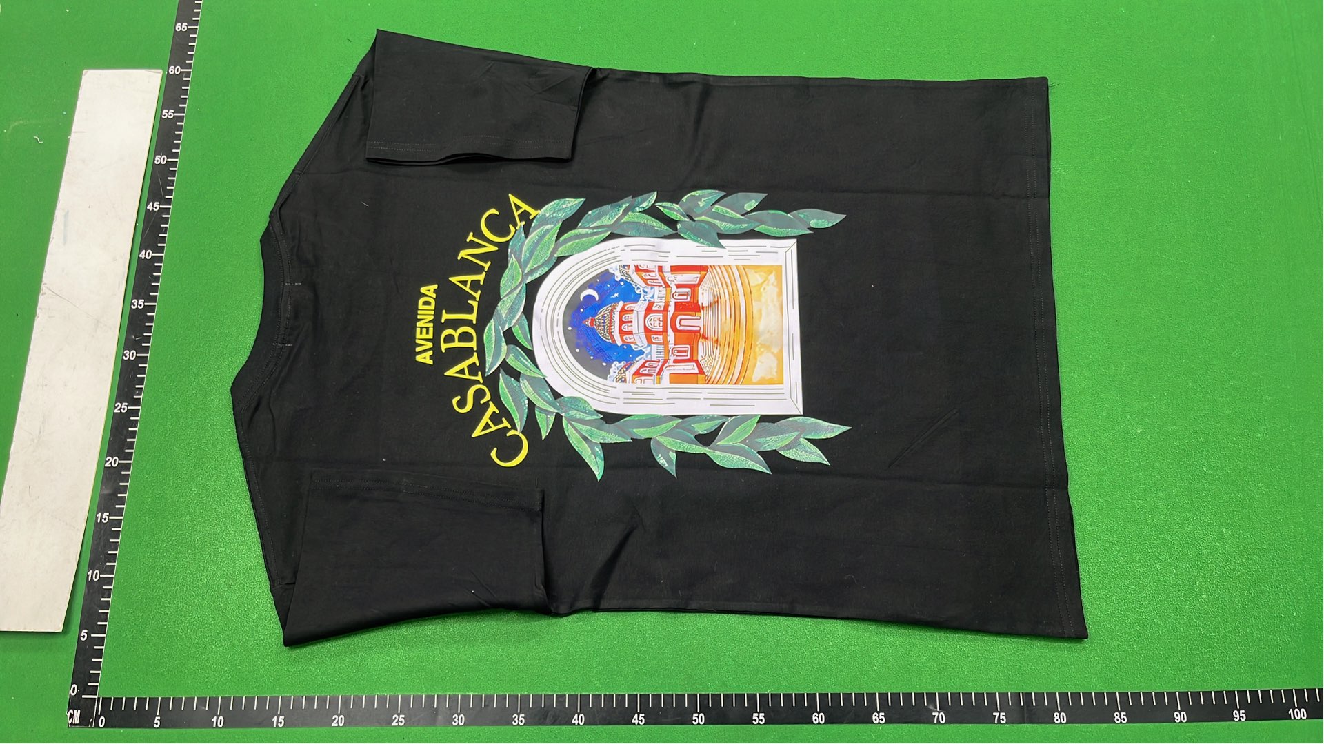 Casablanca Airplane Graphic T-Shirt Black