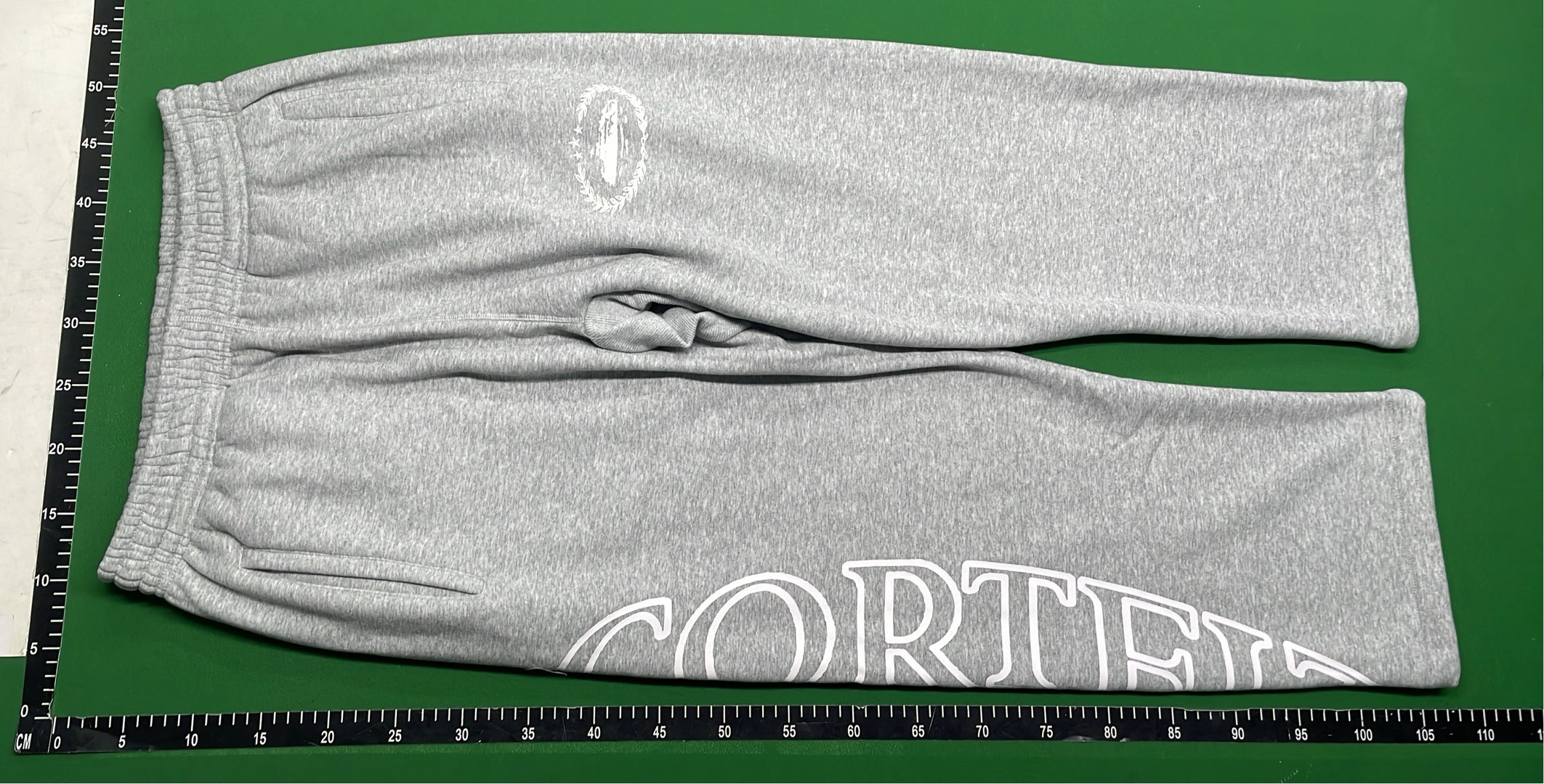 Nike Gray Sweatpants with Graphic Design