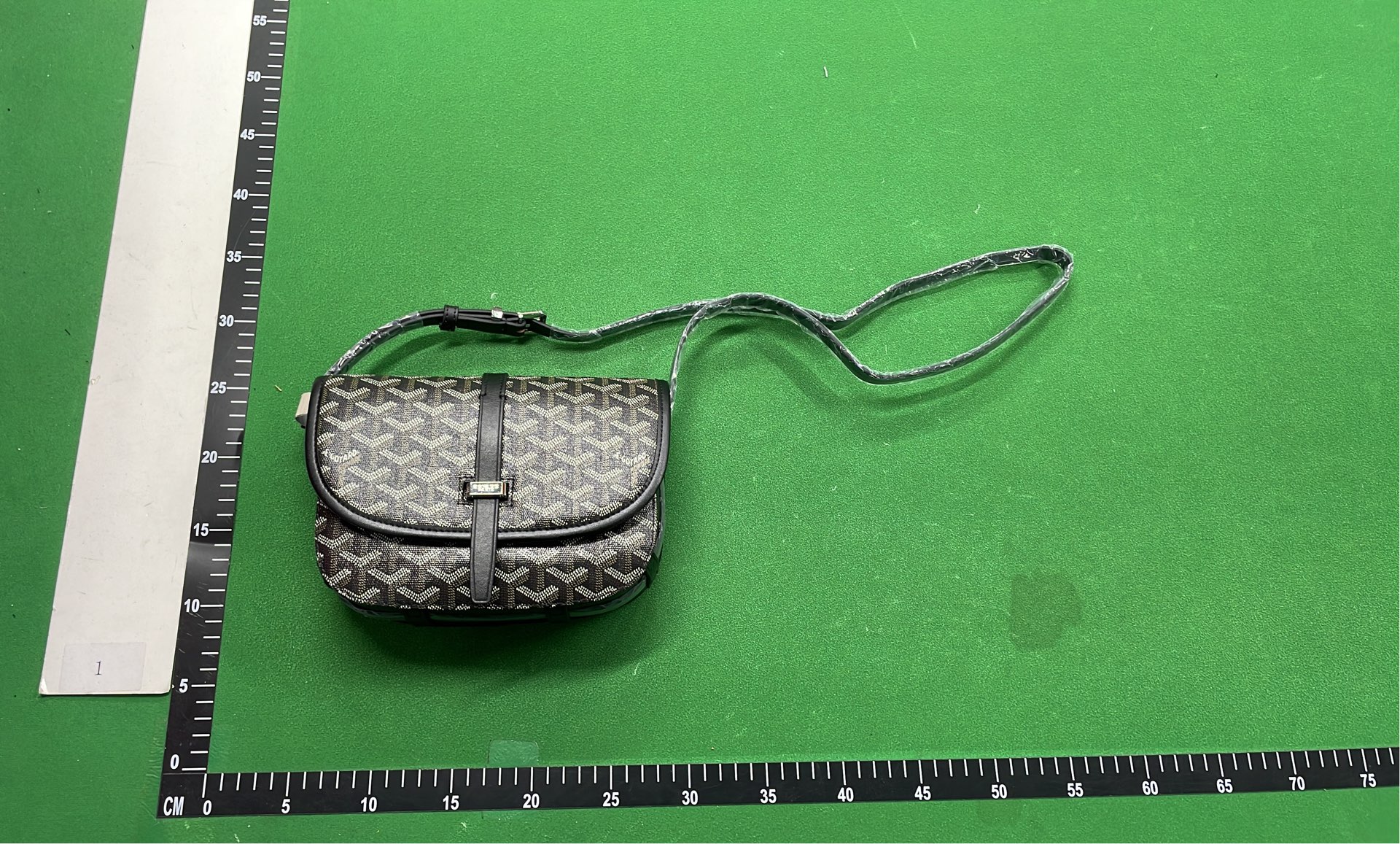 Goyard Saint Louis PM Bag in Grey Canvas