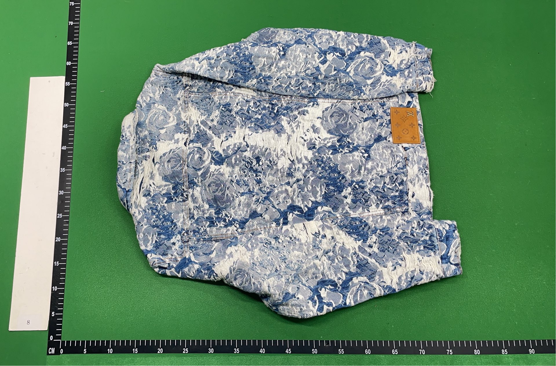 Men's Plaid Flannel Shirt - Blue and White Checkered Pattern