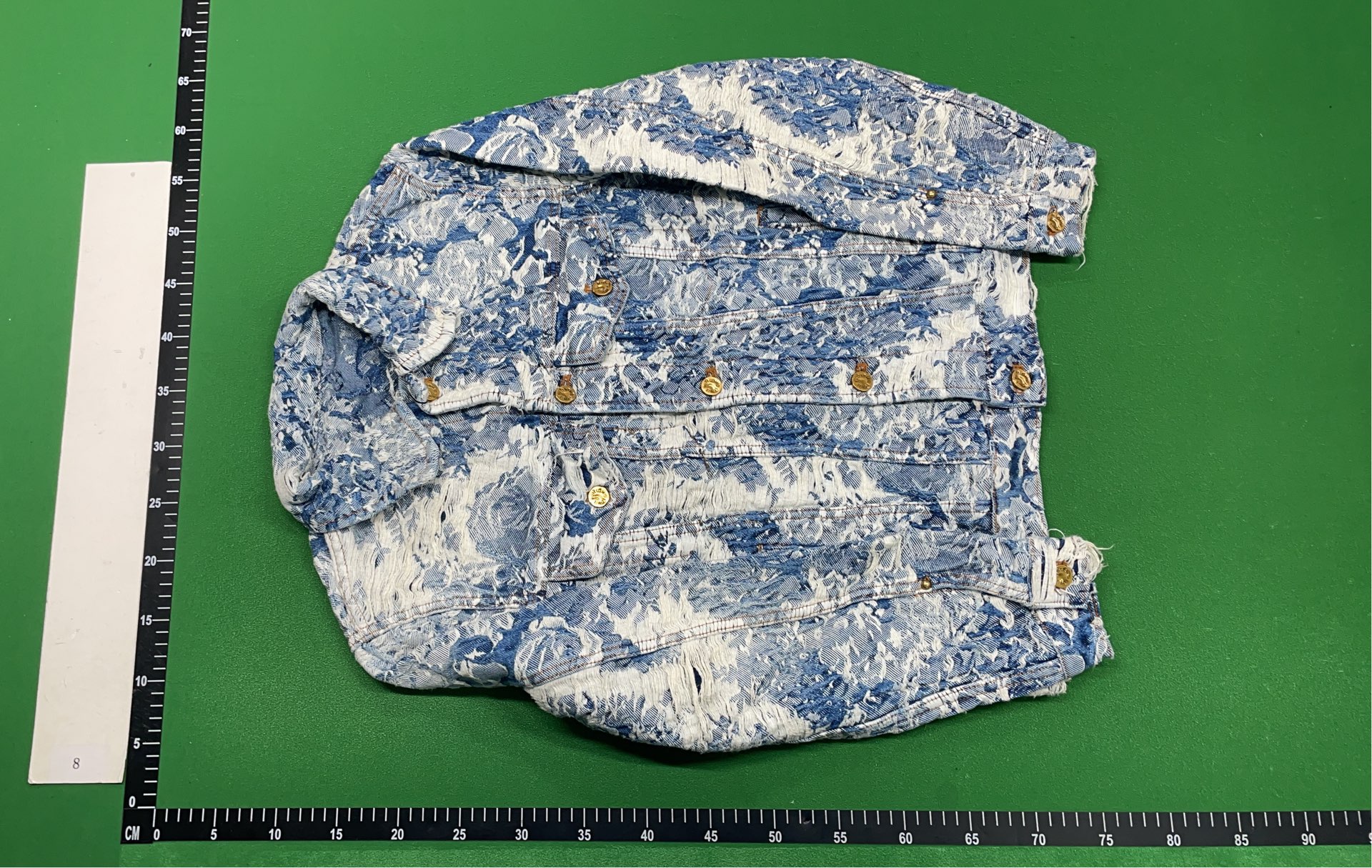 Men's Plaid Flannel Shirt - Blue and White Checkered Pattern
