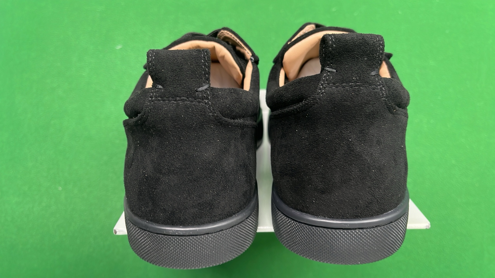 Black Studded Low Top Sneakers