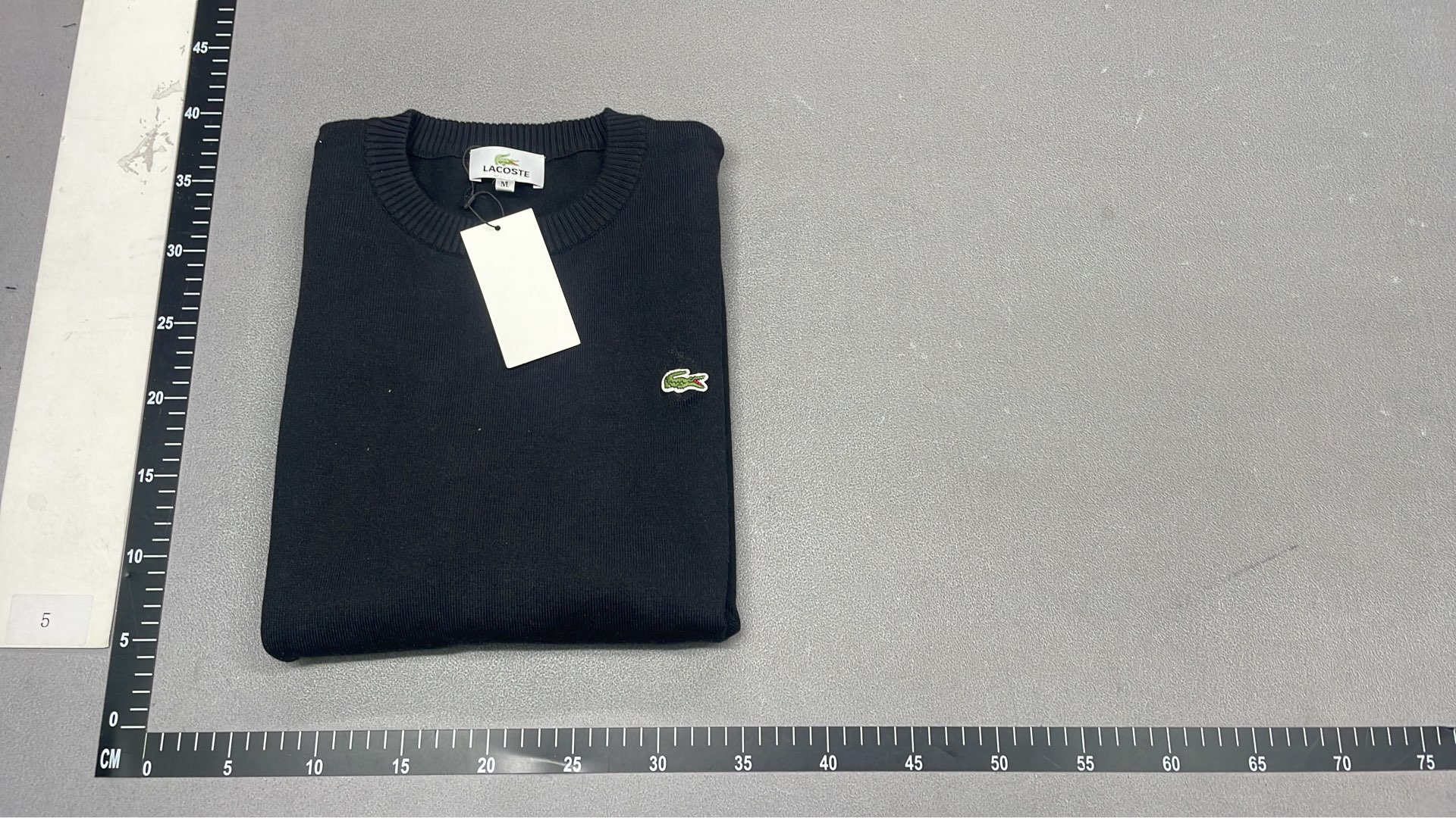 White Crewneck Sweater with Embroidered Logo