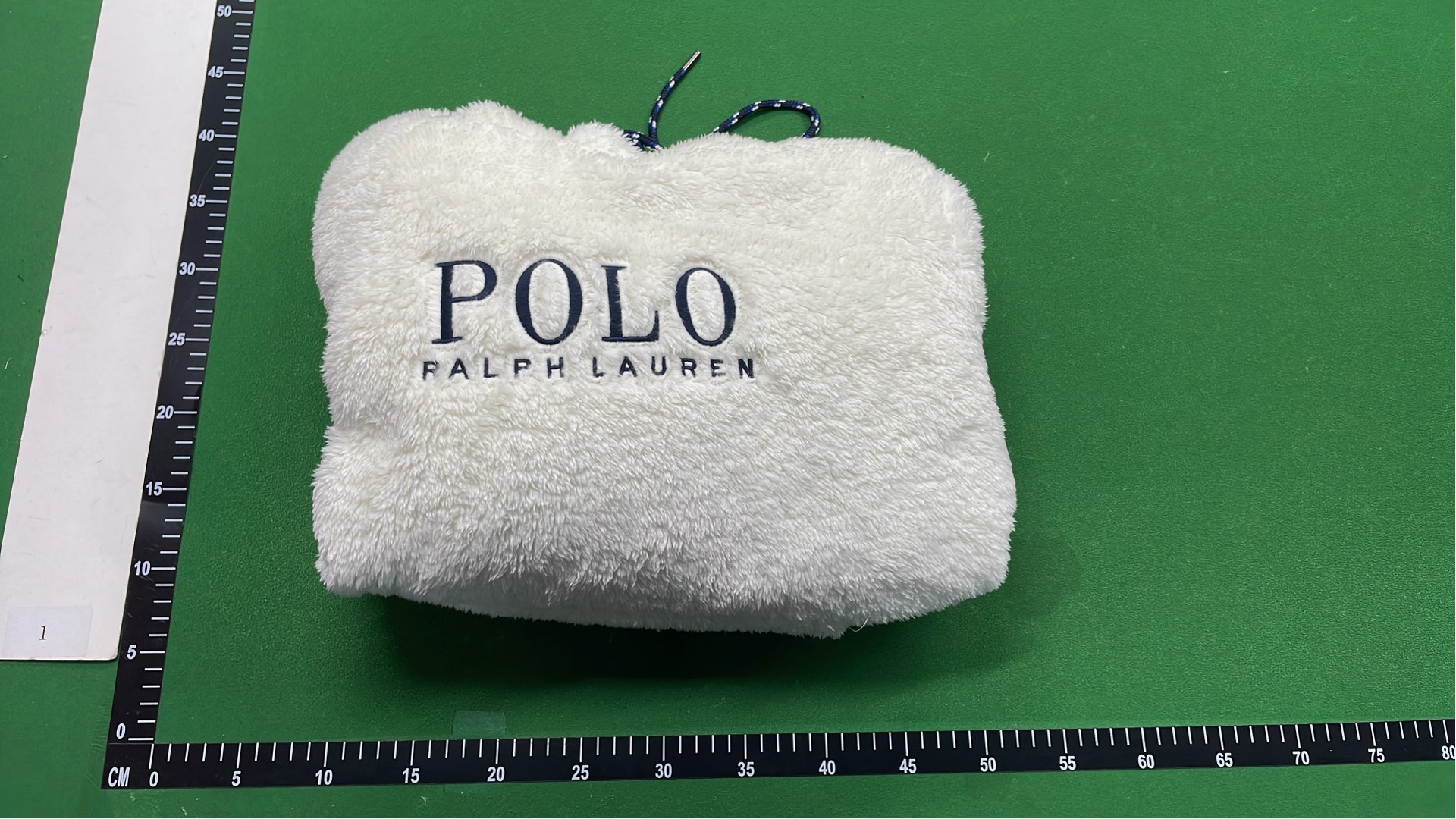 White Fuzzy Hoodie Polo Ralph Lauren Logo Sweatshirt