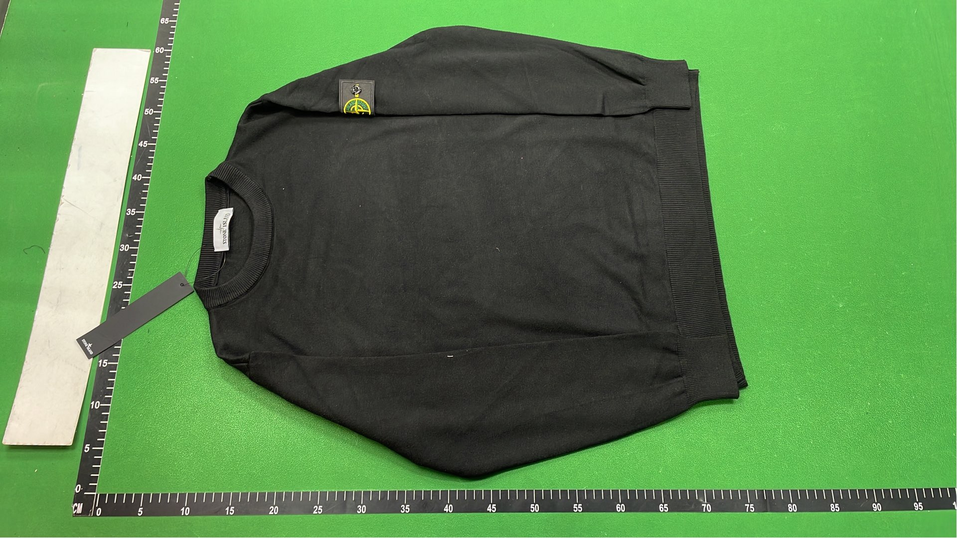 Stone Island Hooded Zip-Up Knit Sweater - Black
