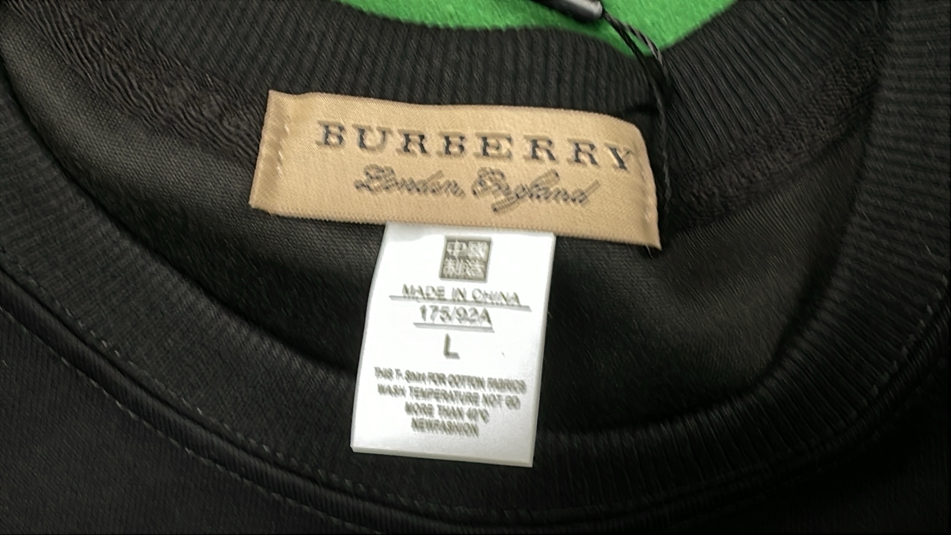 Burberry Bear Logo Sweatshirt - Black and White
