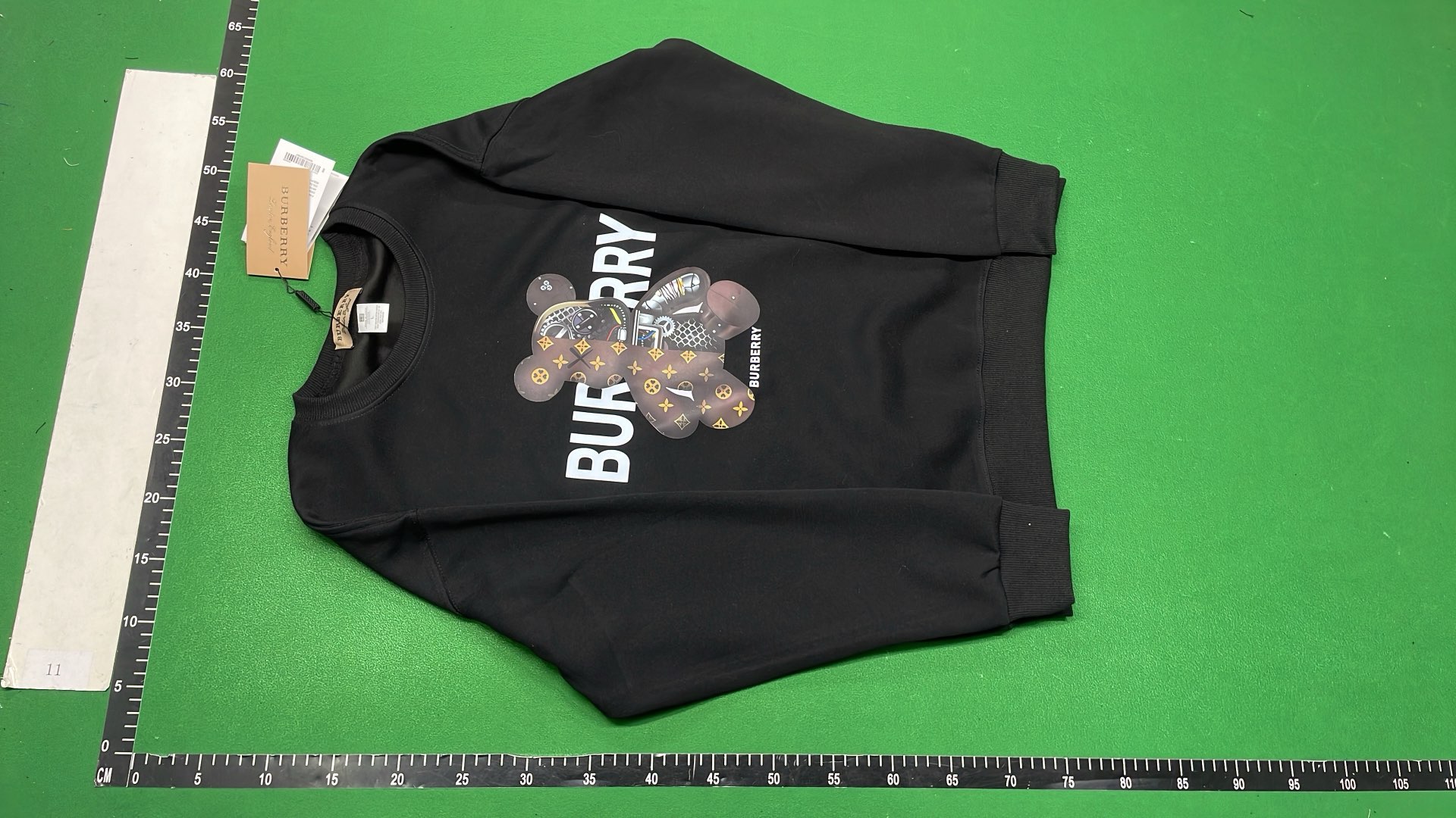 Burberry Bear Logo Sweatshirt - Black and White