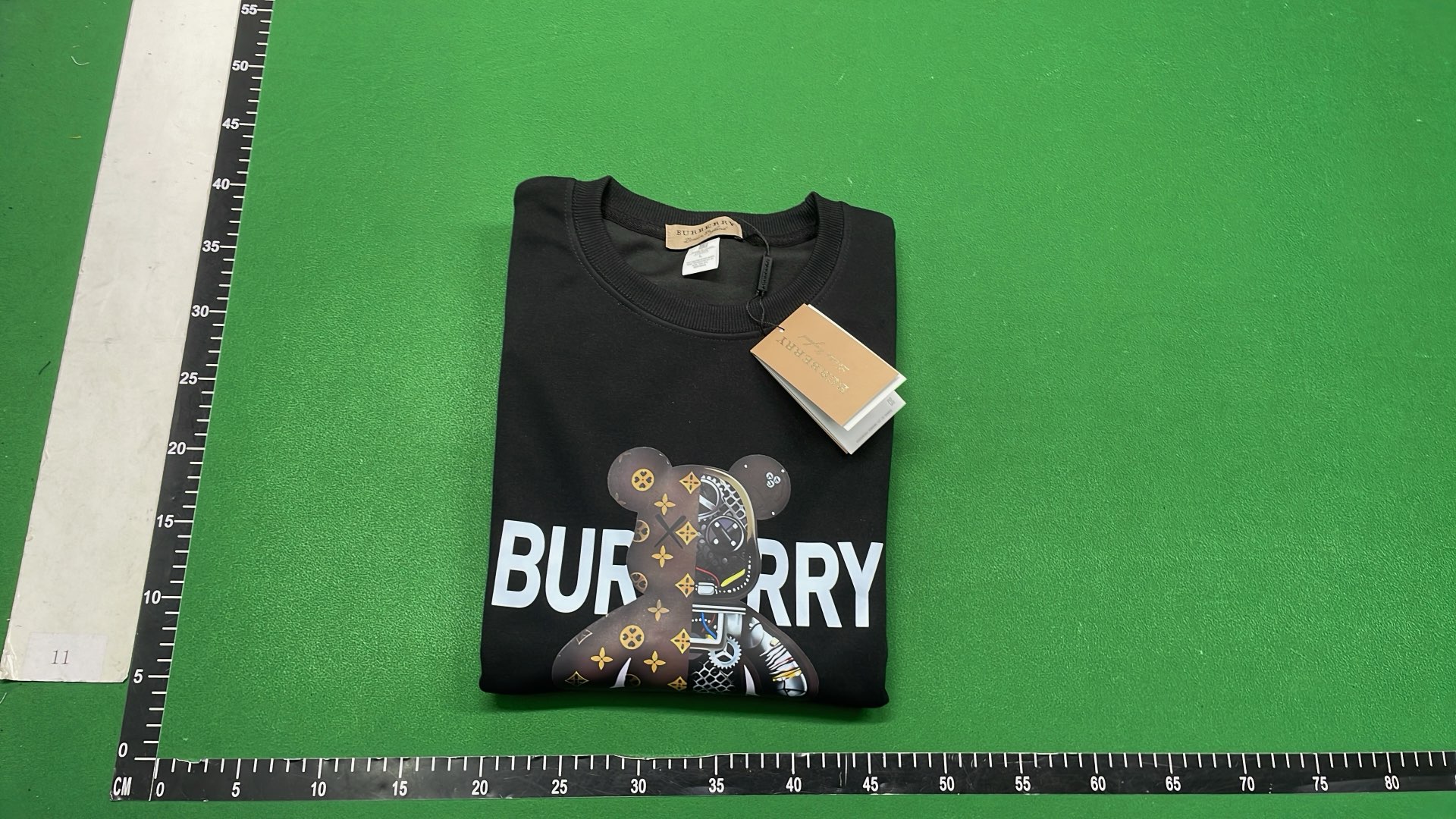 Burberry Bear Logo Sweatshirt - Black and White