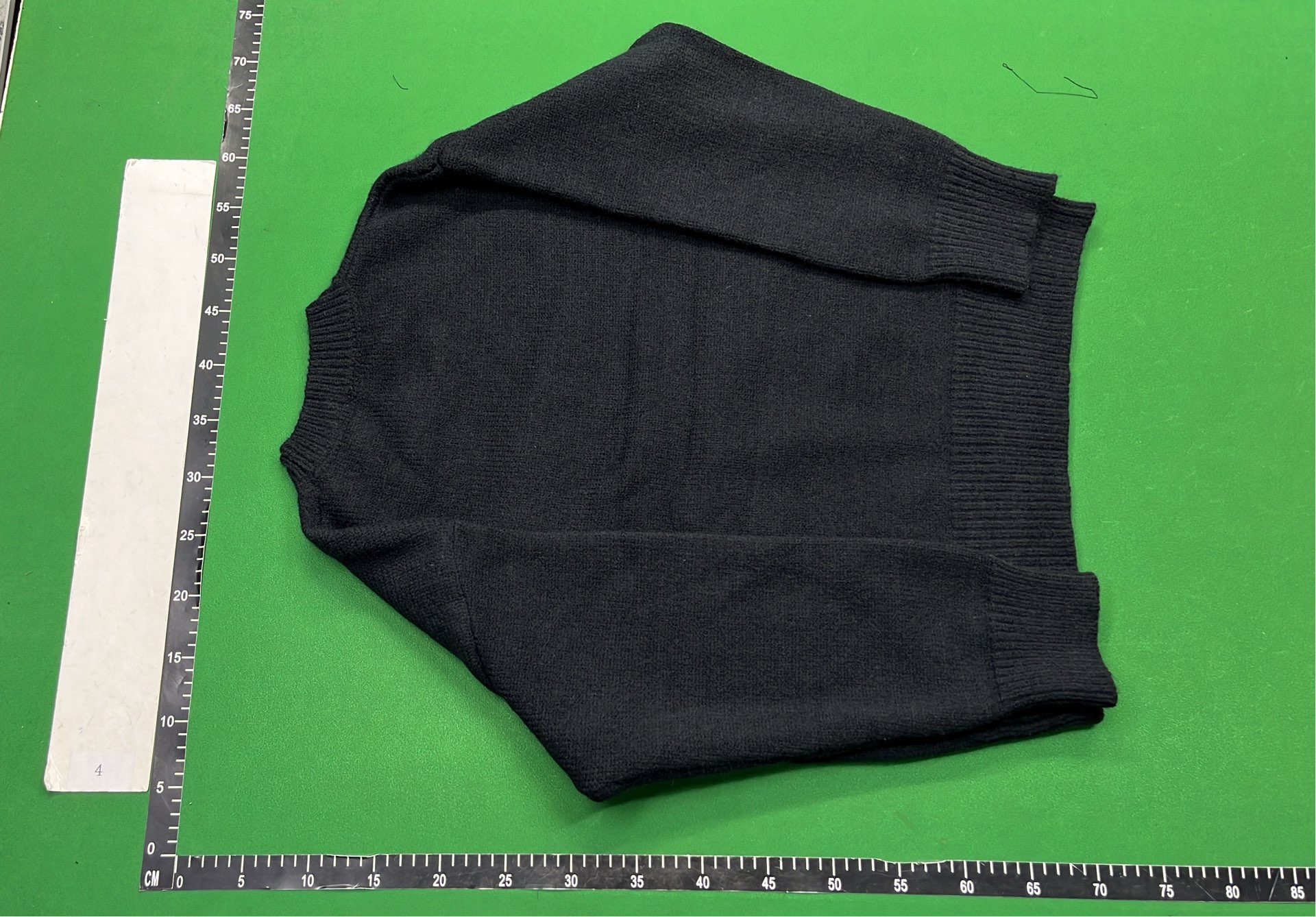 Saint Laurent Black Knit Sweater with Logo Print