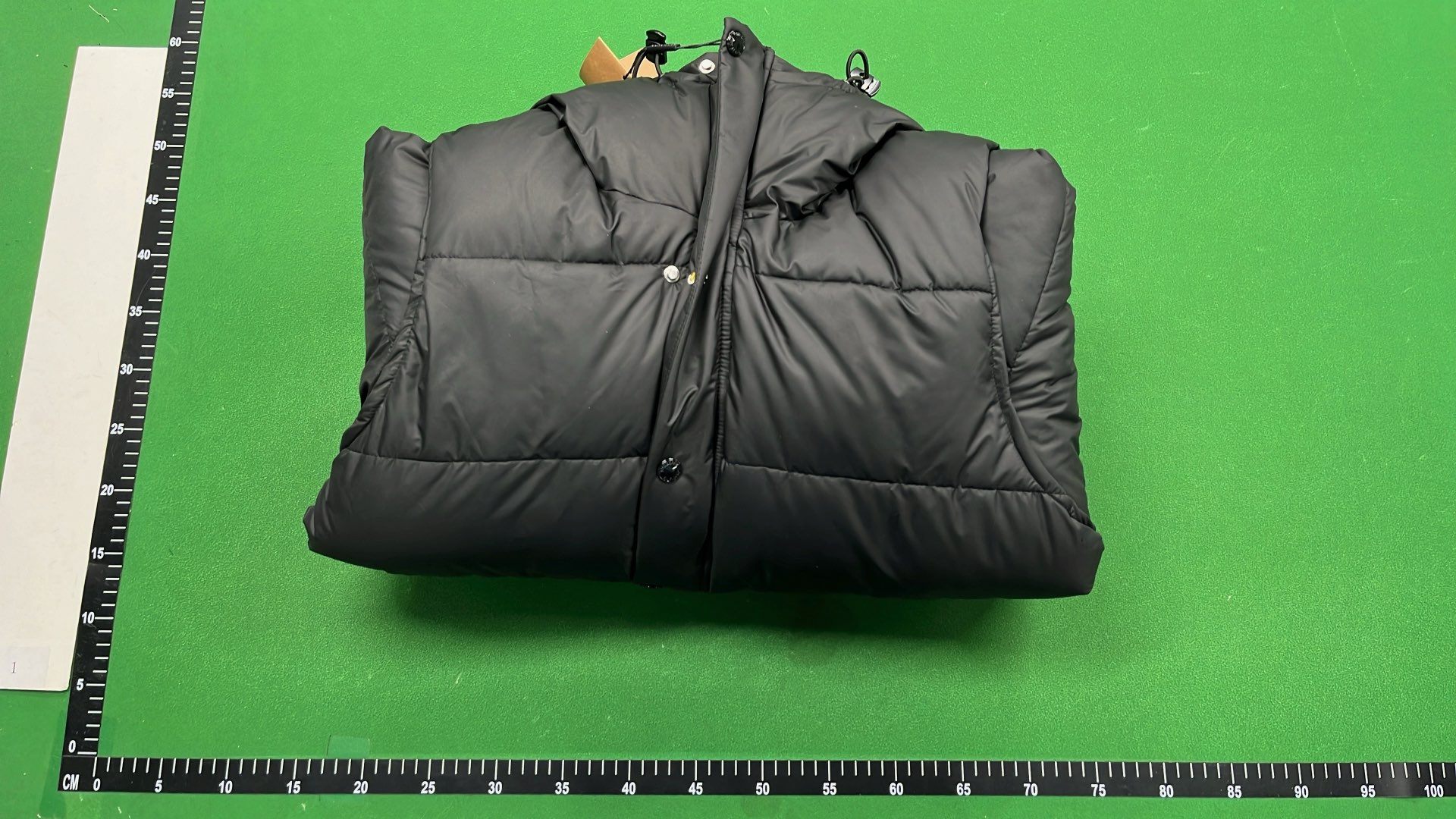Burberry Black Puffer Vest with Hood and Check Lining