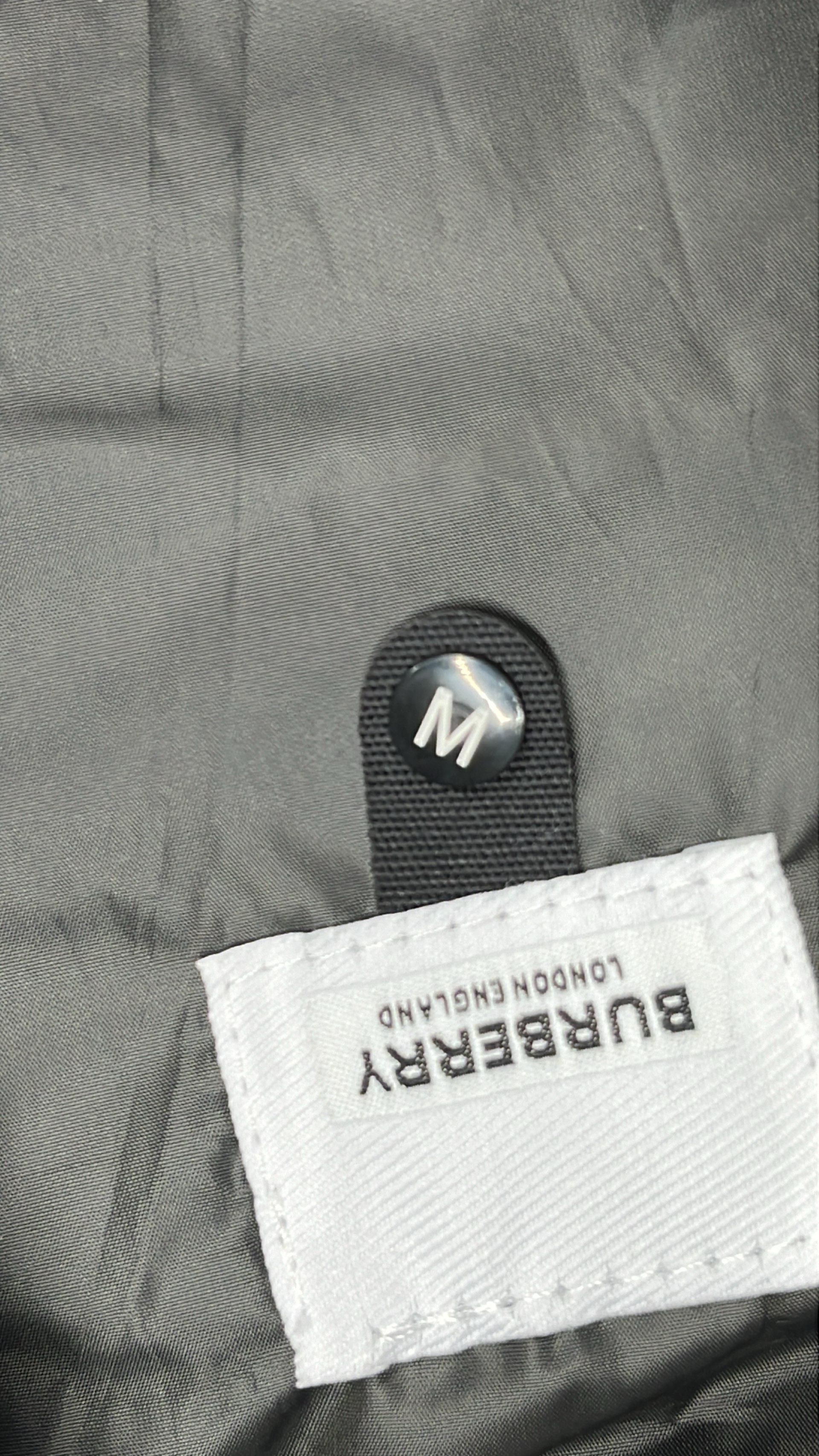 Burberry Black Puffer Vest with Hood and Check Lining