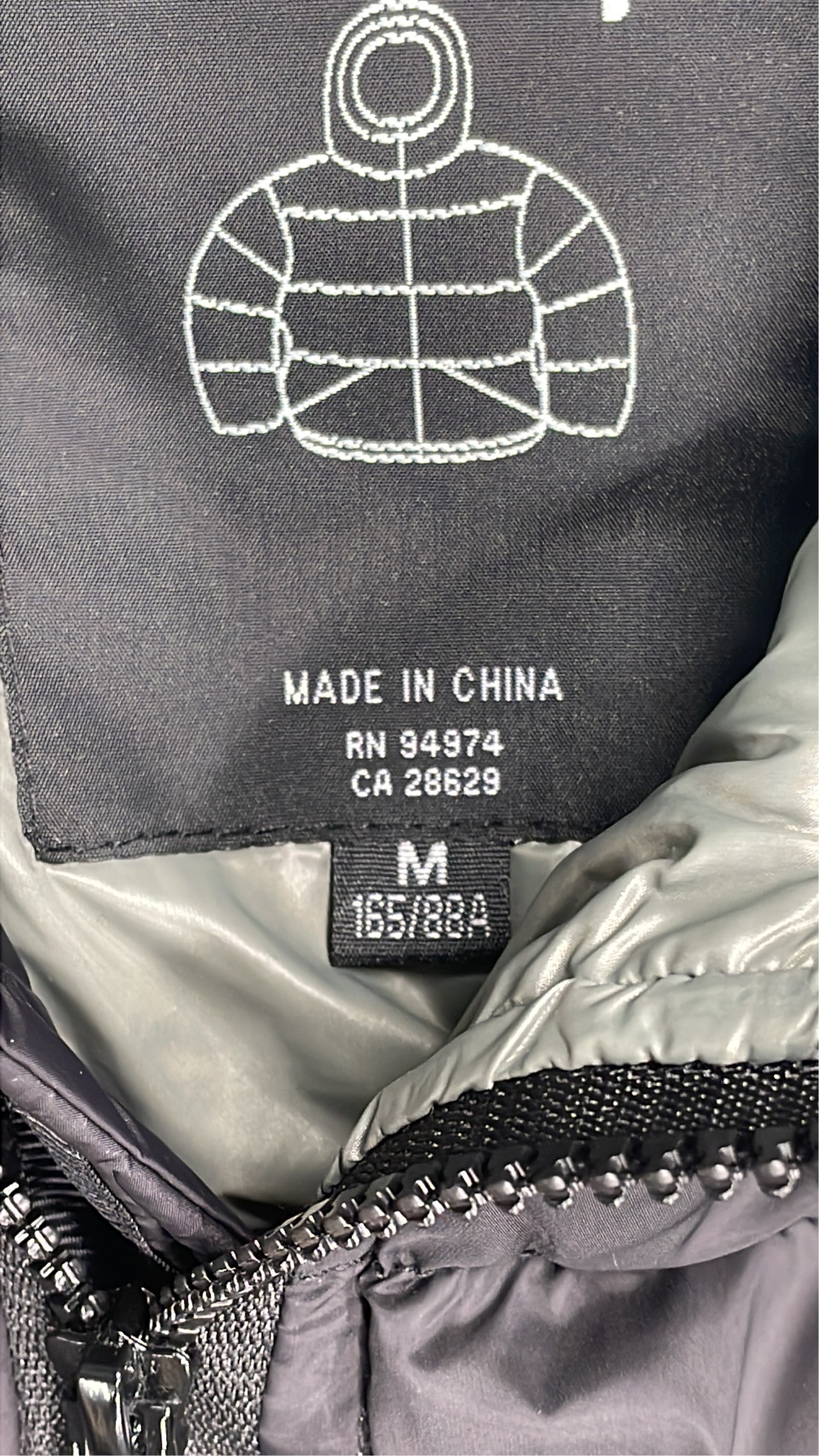 Stussy Puffer Jacket with Hood and Logo