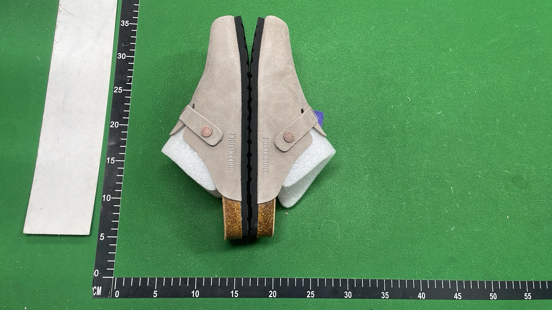 Chestnut Suede Clog with Faux Fur Lining