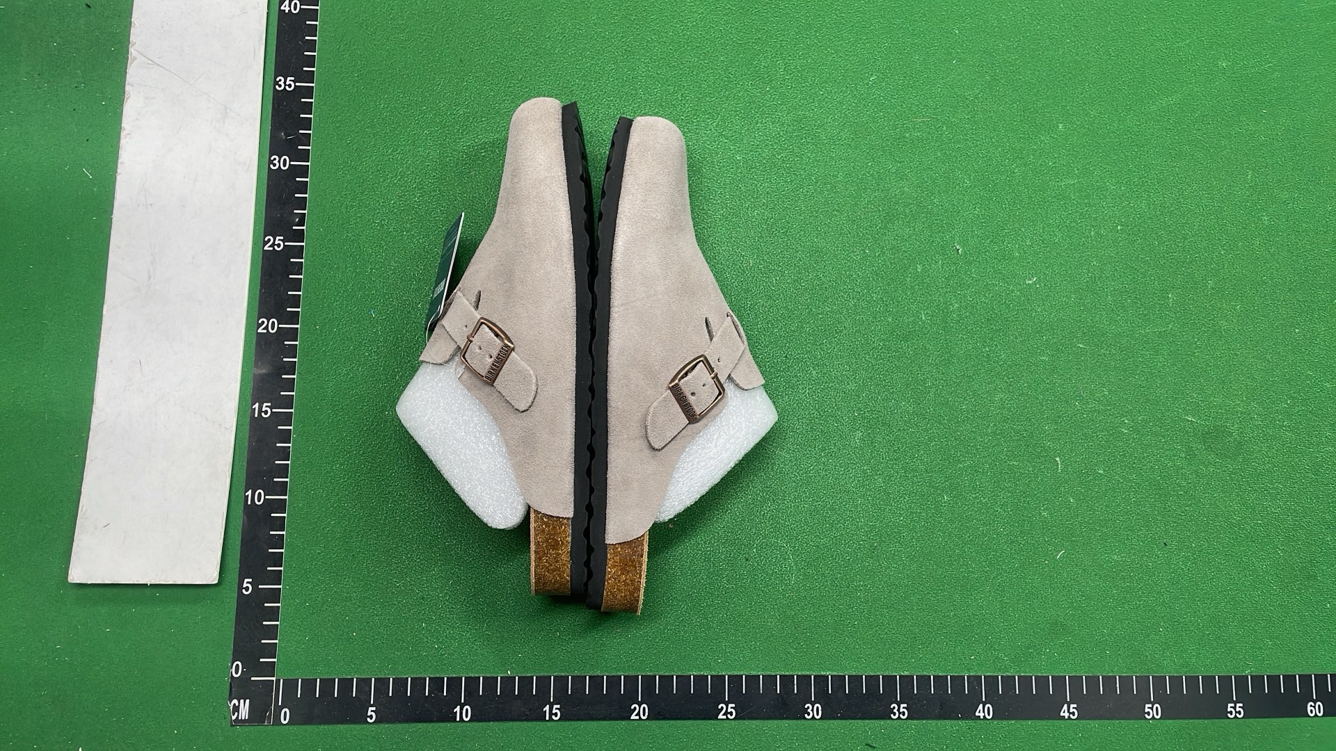 Chestnut Suede Clog with Faux Fur Lining