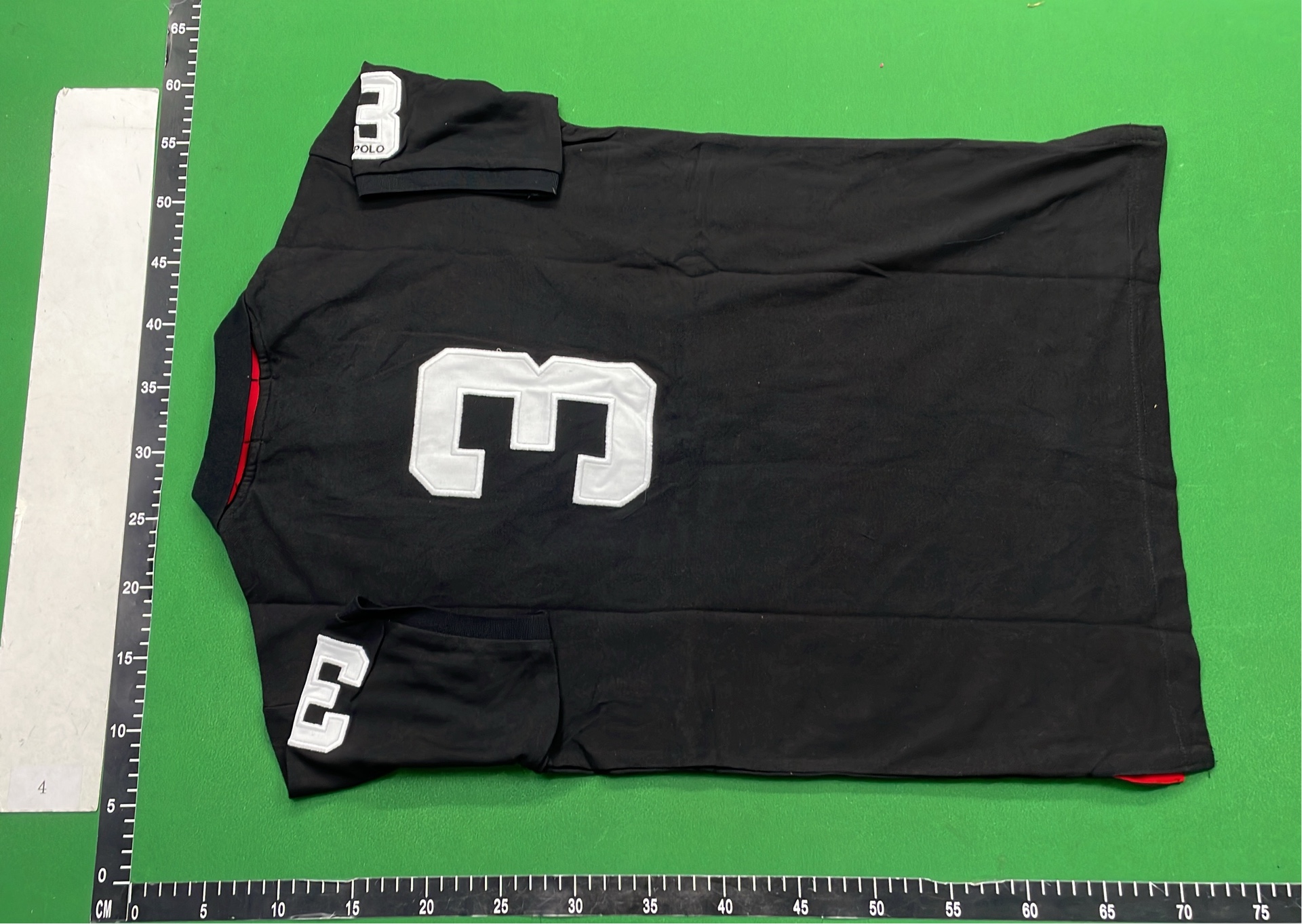 Chicago Polo Shirt Black with Big Pony Logo