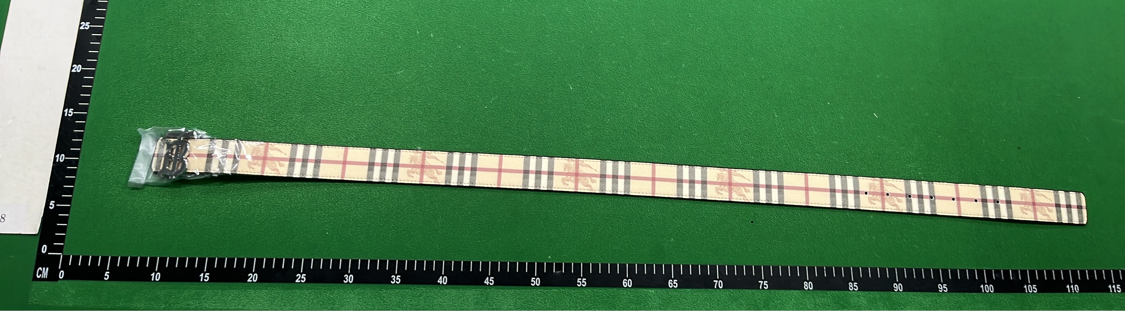 Burberry Monogram Belt with Iconic Buckle