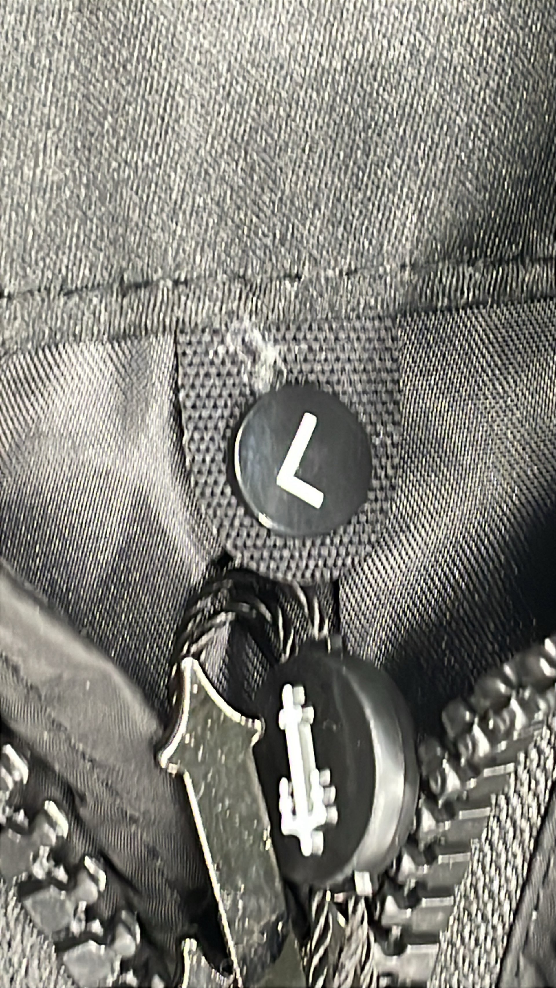 Moncler Black Puffer Jacket with Logo Patch