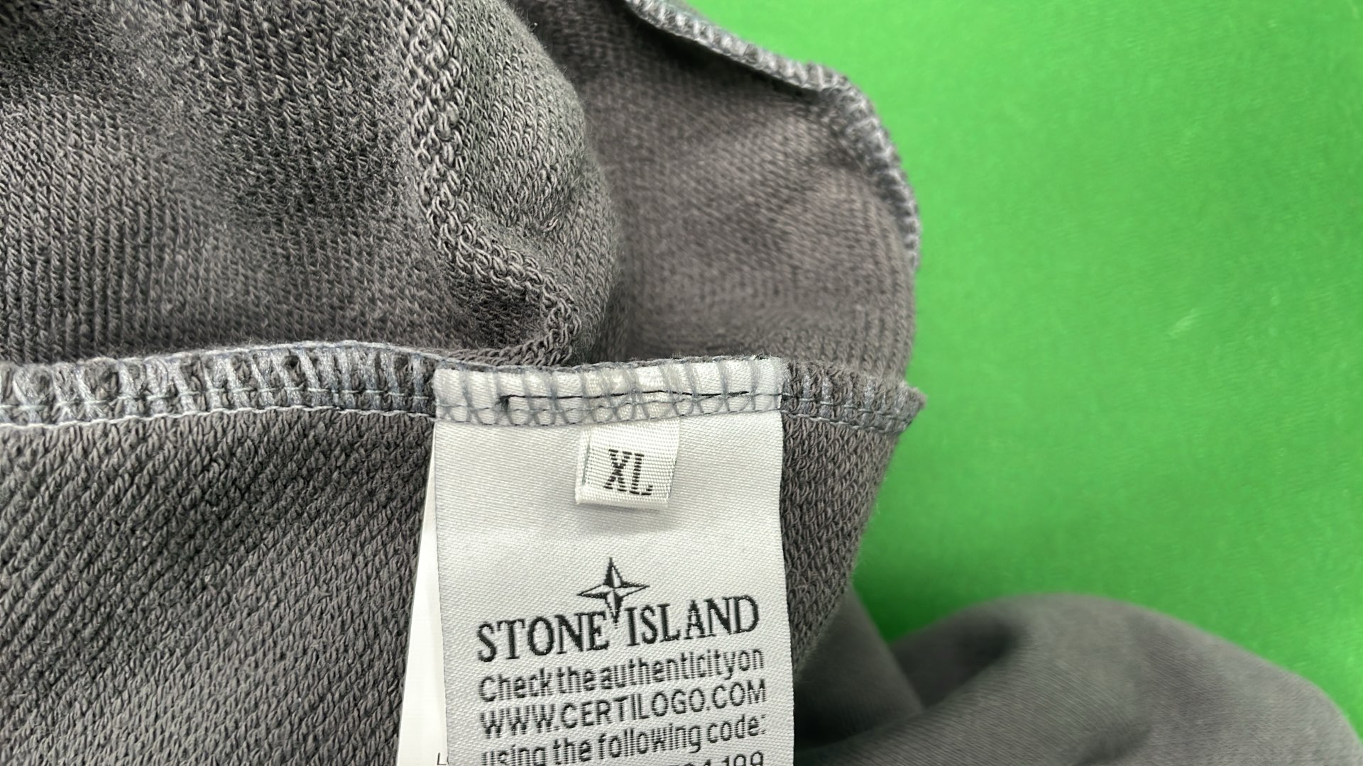 Stone Island Hoodie with Black Patch