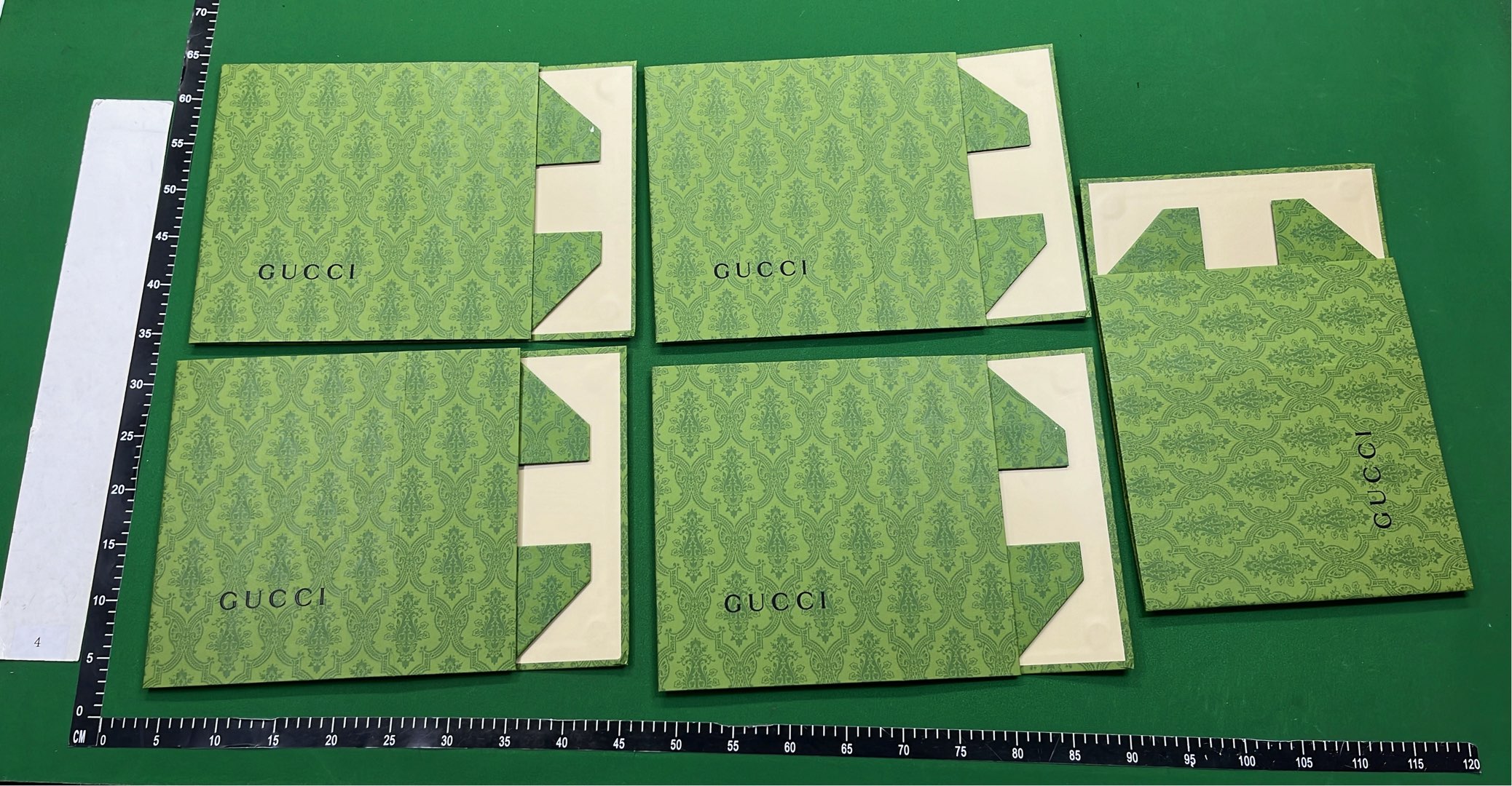 Green Patterned Fabric Material for Home Decor