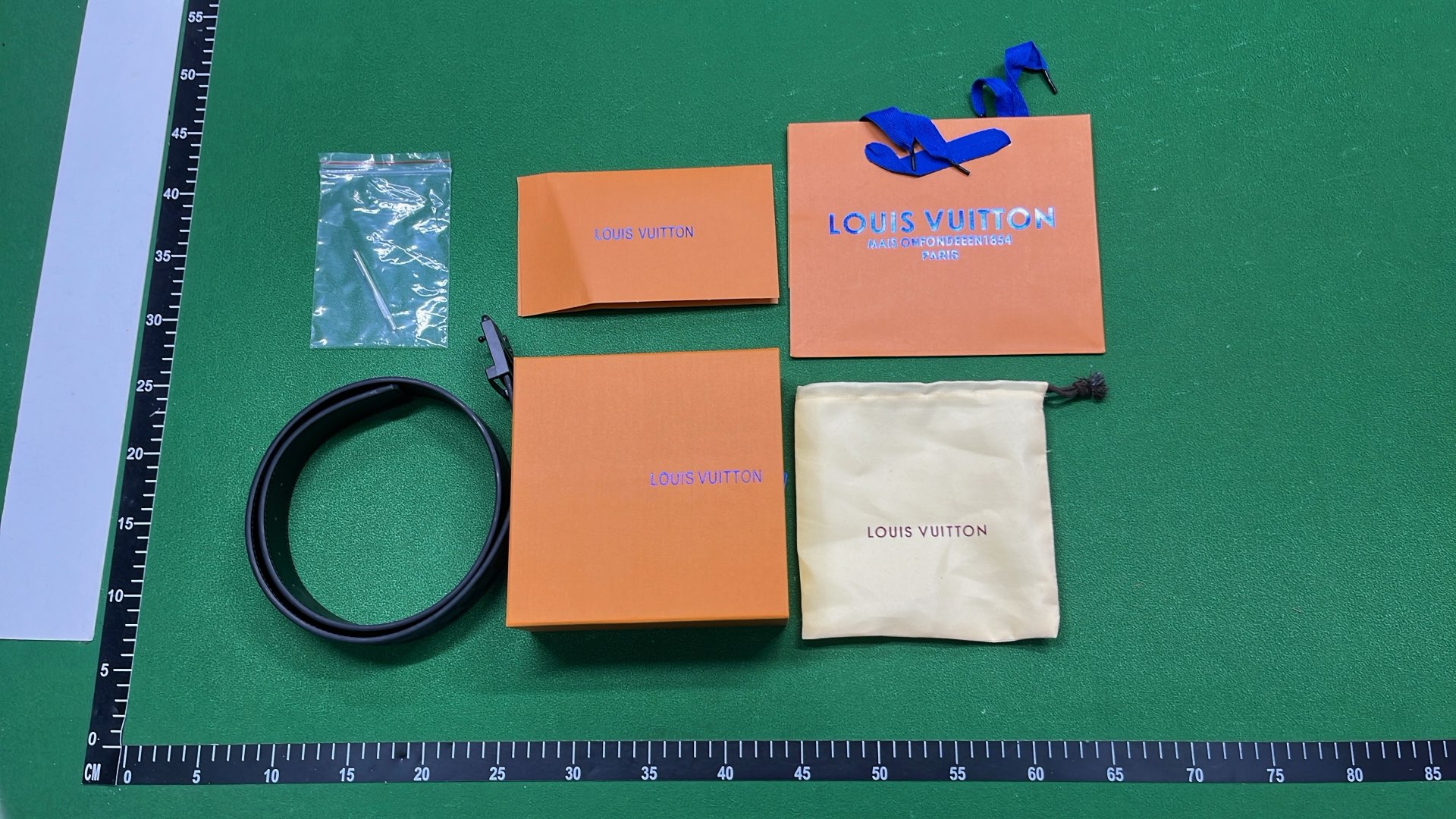 Louis Vuitton LV Monogram Belt with Signature Buckle