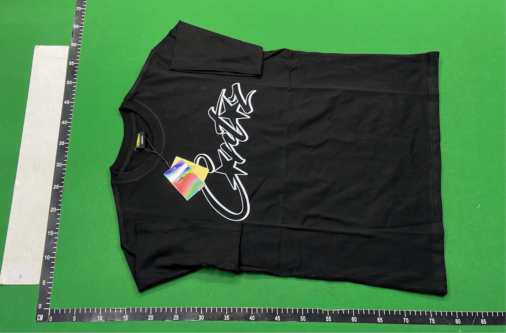 White T-Shirt with Pink Graffiti Logo