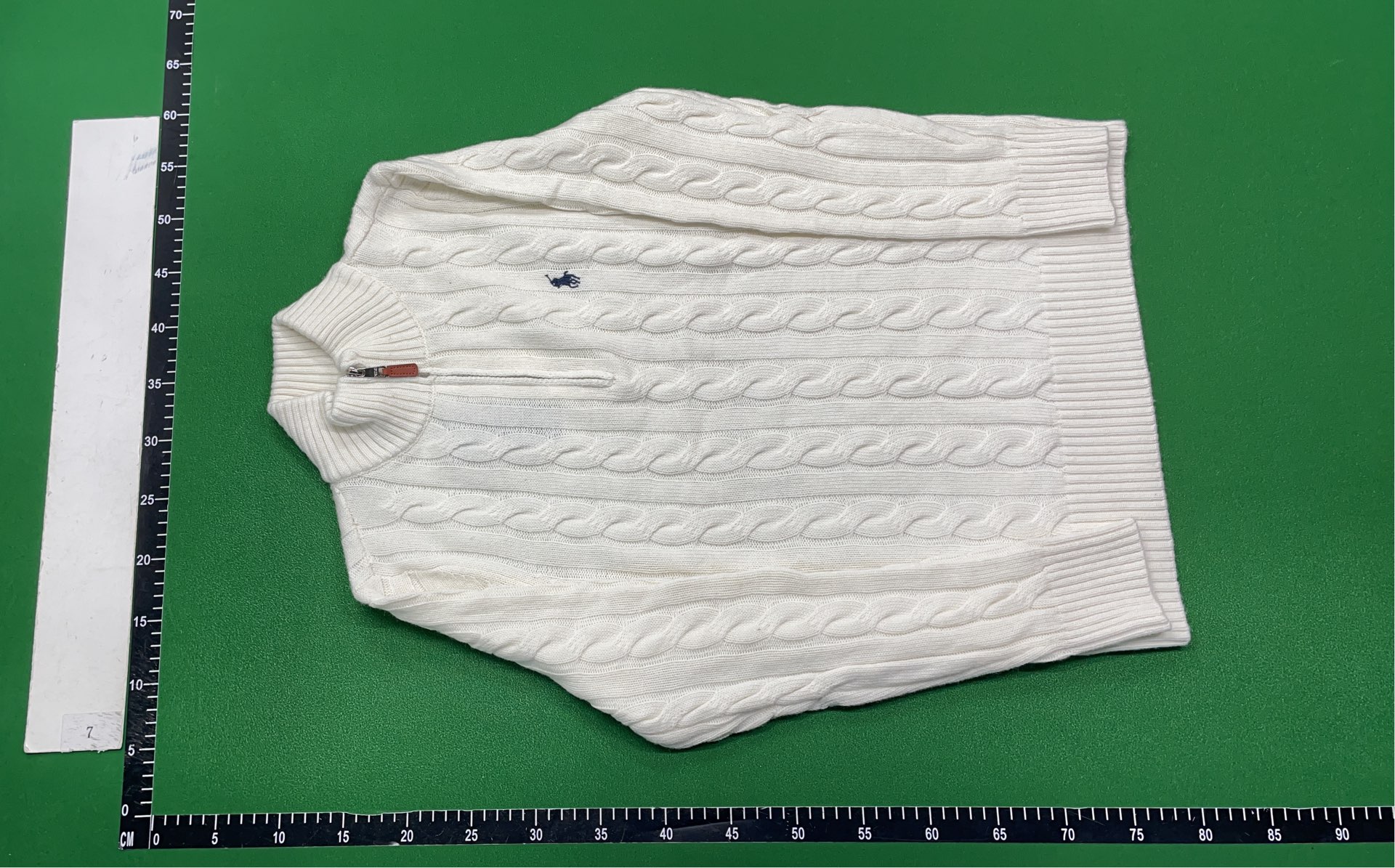 Cable Knit Half-Zip Sweater for Men