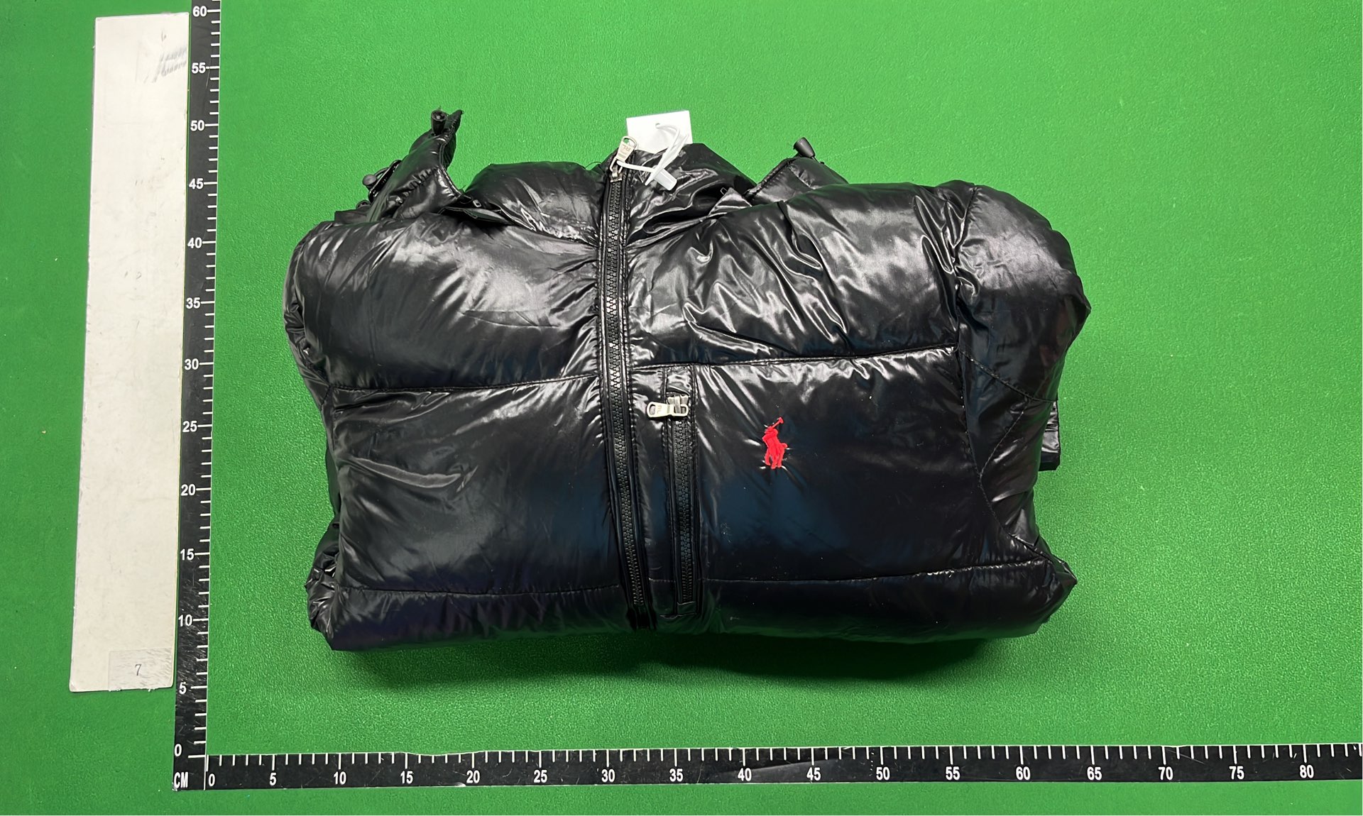 Men's Black Quilted Puffer Jacket with Hood