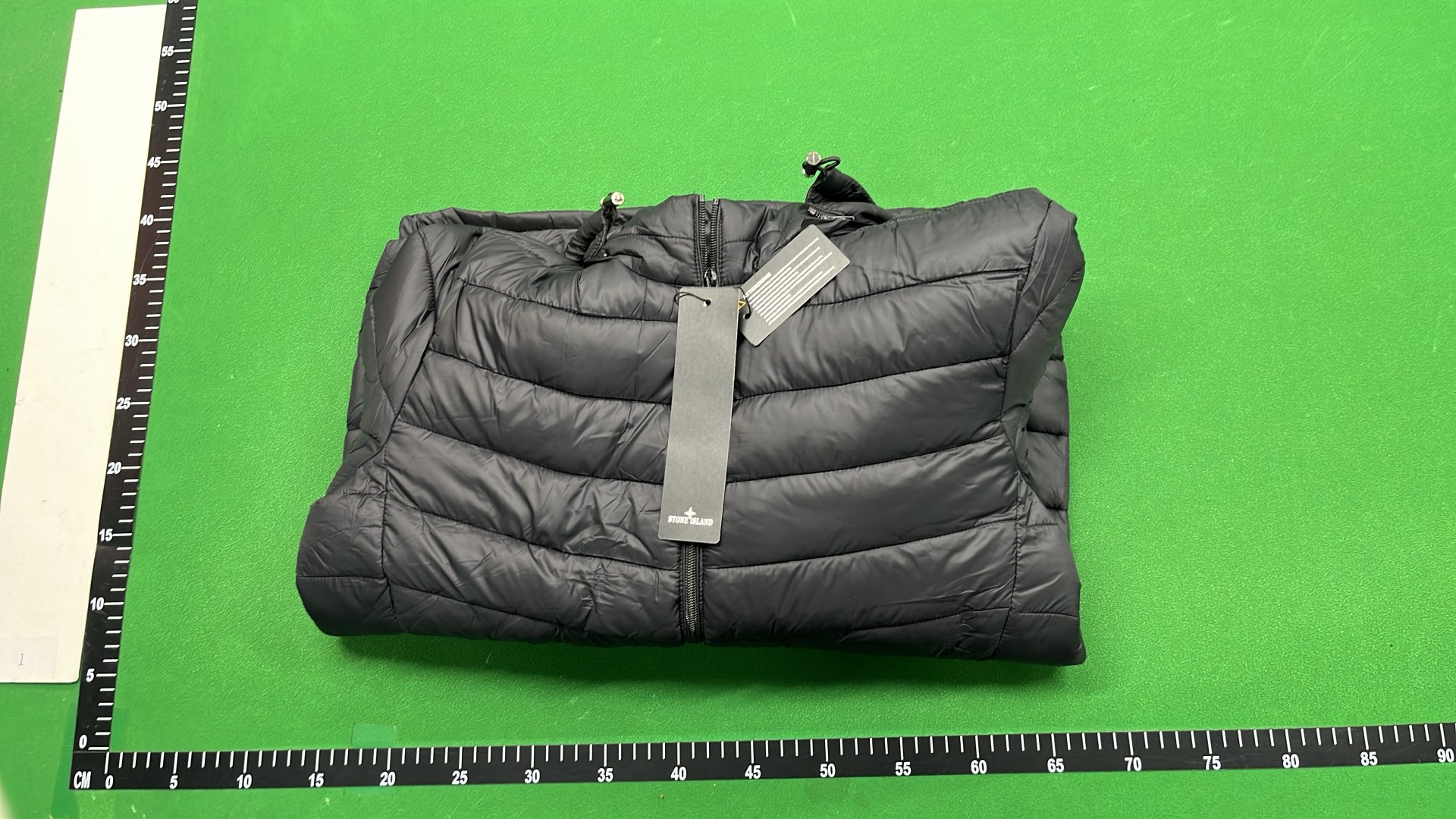 Stone Island Down Jacket with Hood - Men's Quilted Puffer Coat