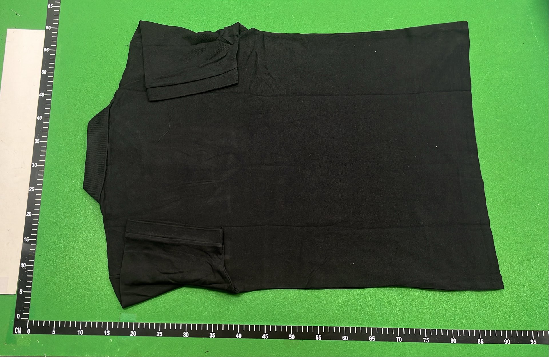 Black Polo Shirt with Red Logo