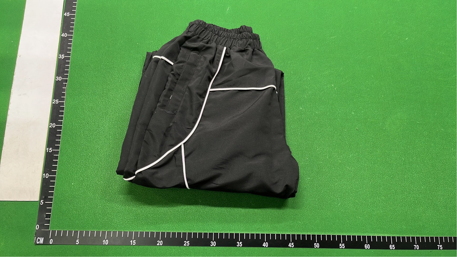 GANTY Black Track Suit with White Piping - Men's Athletic Wear