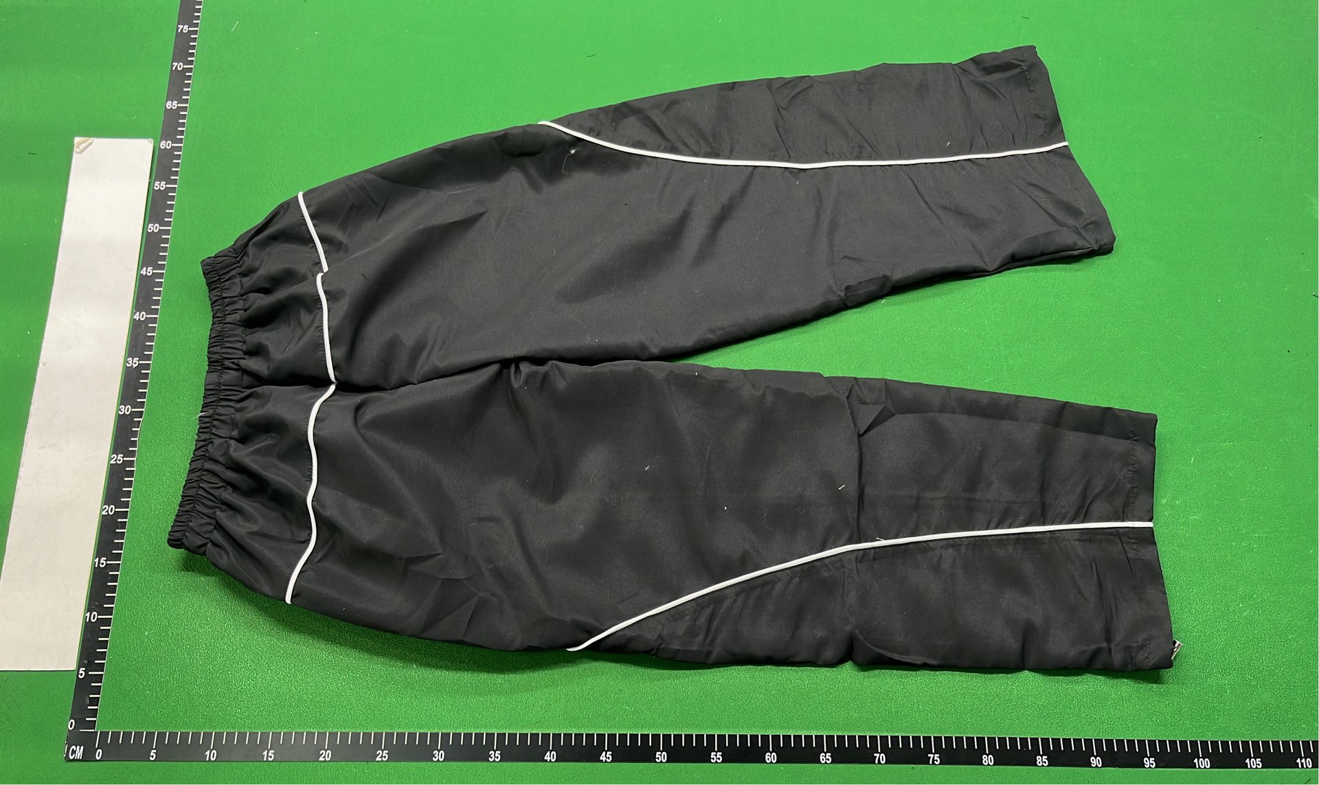 GANTY Black Track Suit with White Piping - Men's Athletic Wear