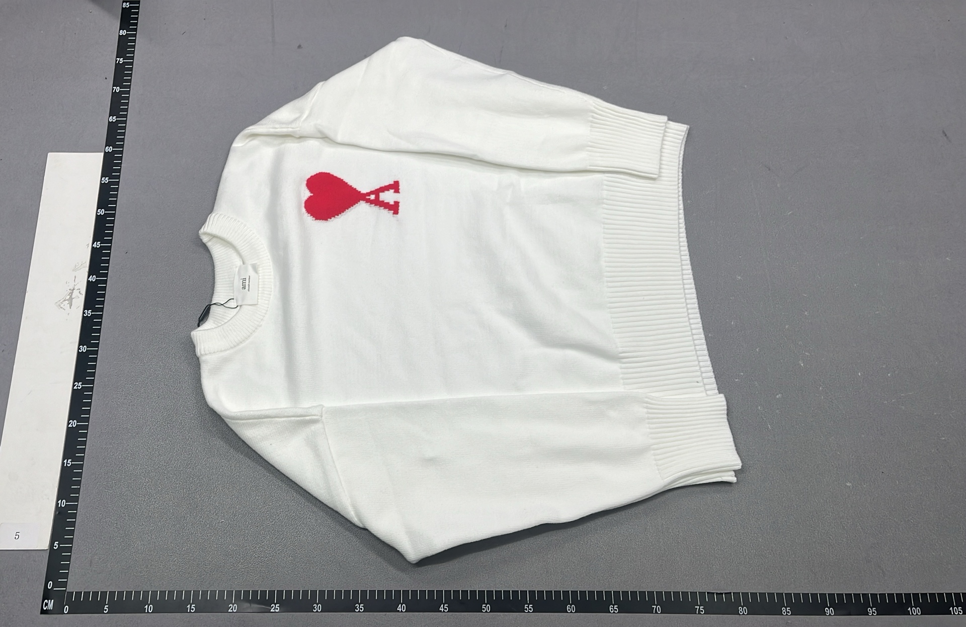 Ami Paris Heart Logo Knit Sweater - Multiple Colors