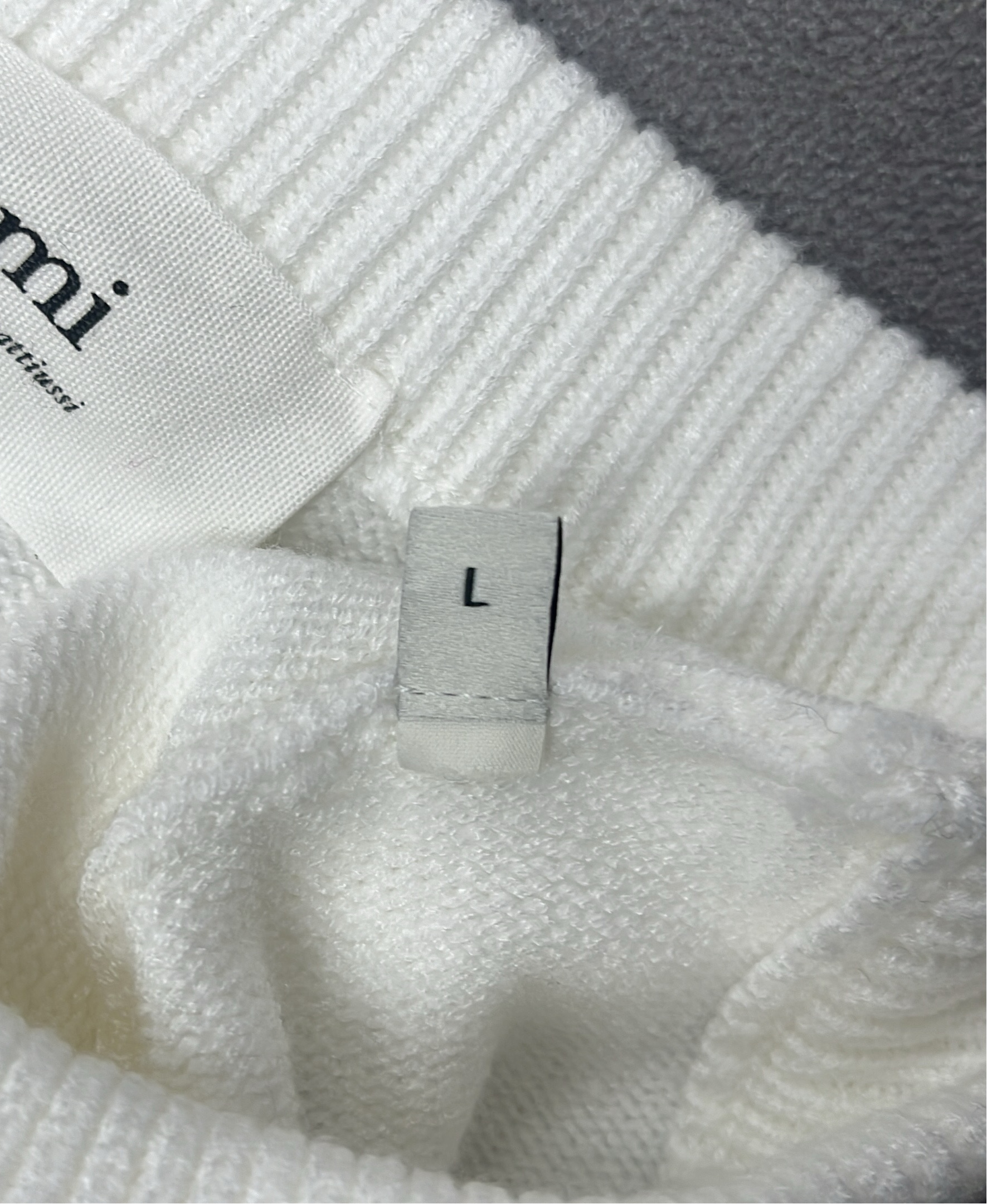 Ami Paris Heart Logo Knit Sweater - Multiple Colors